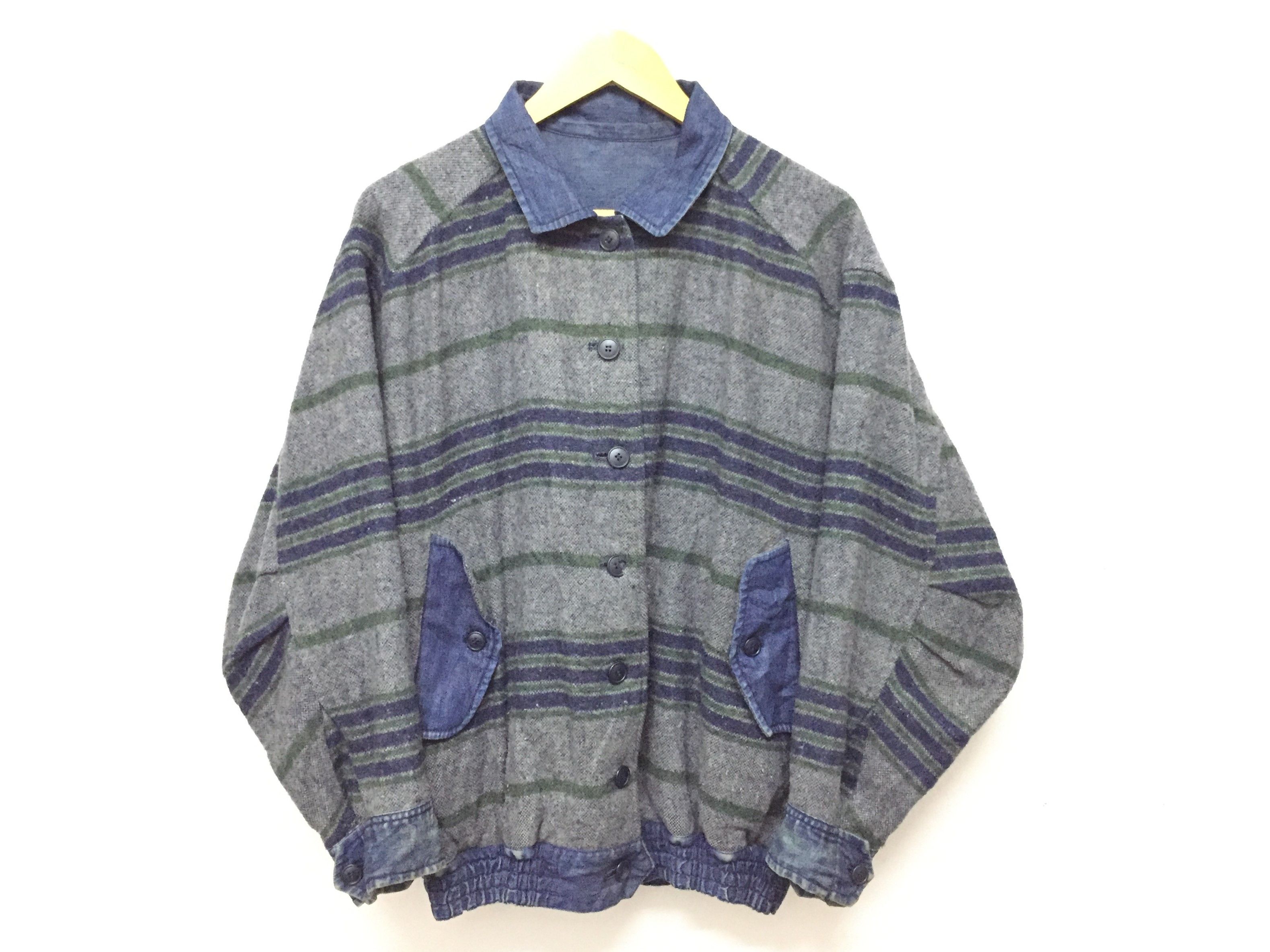 Issey Miyake 🔥🔥80s I.S. Reversible Bondage Back Kangaroo pocket Size US L / EU 52-54 / 3 - 14 Thumbnail