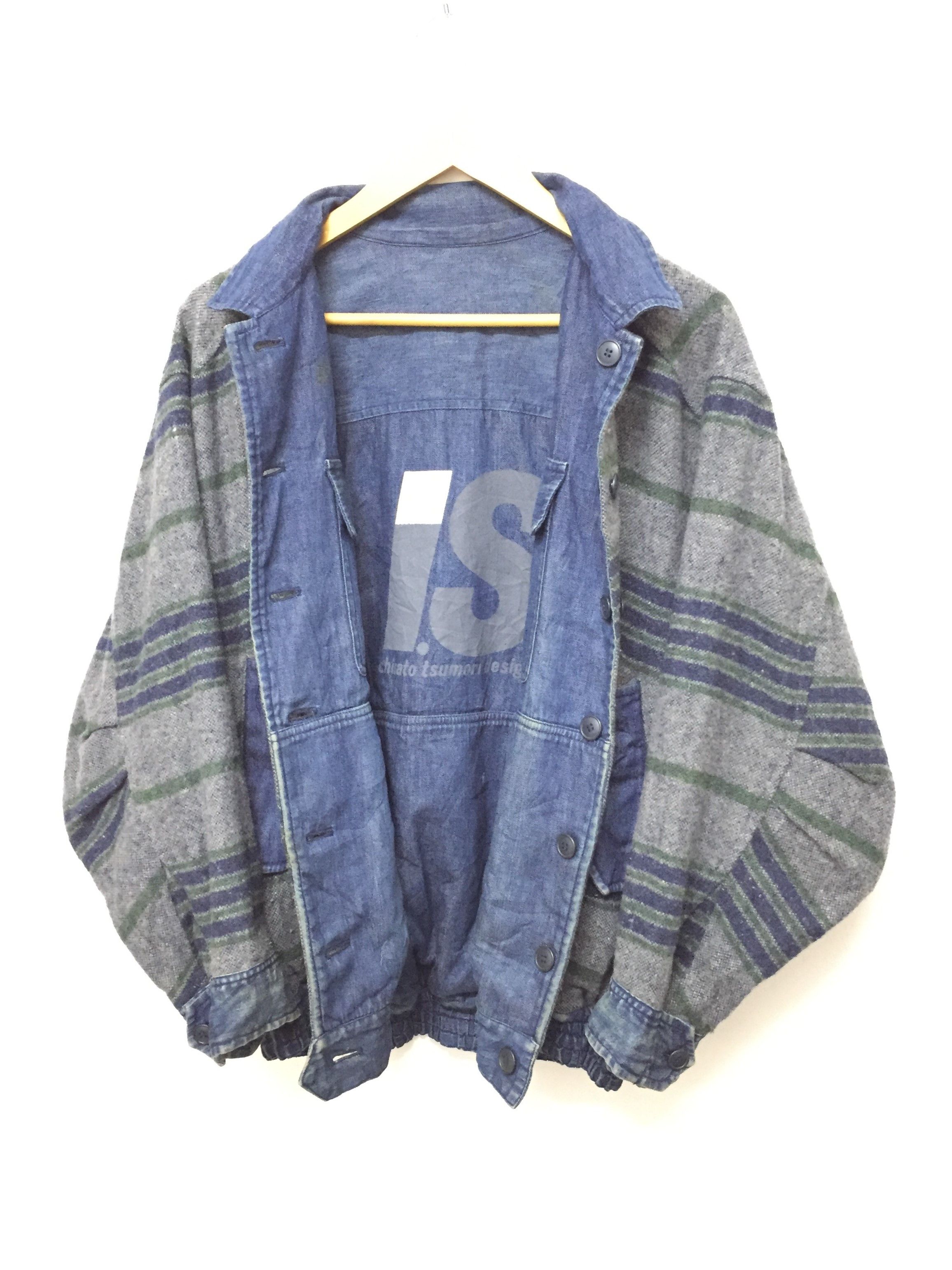 Issey Miyake 🔥🔥80s I.S. Reversible Bondage Back Kangaroo pocket Size US L / EU 52-54 / 3 - 2 Thumbnail