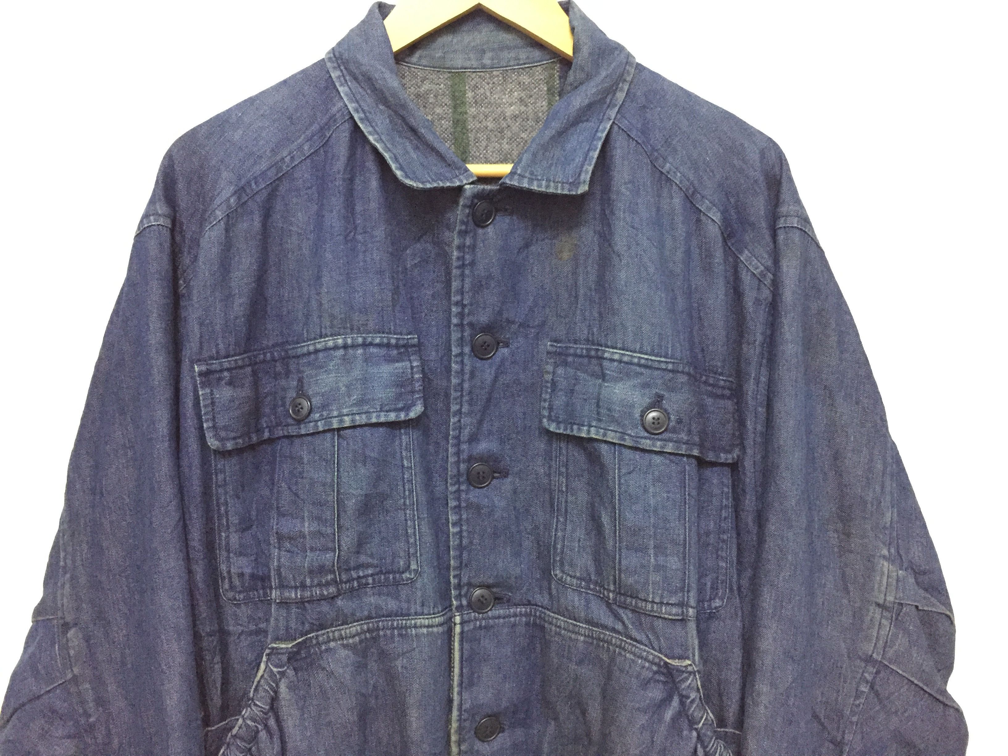 Issey Miyake 🔥🔥80s I.S. Reversible Bondage Back Kangaroo pocket Size US L / EU 52-54 / 3 - 11 Thumbnail