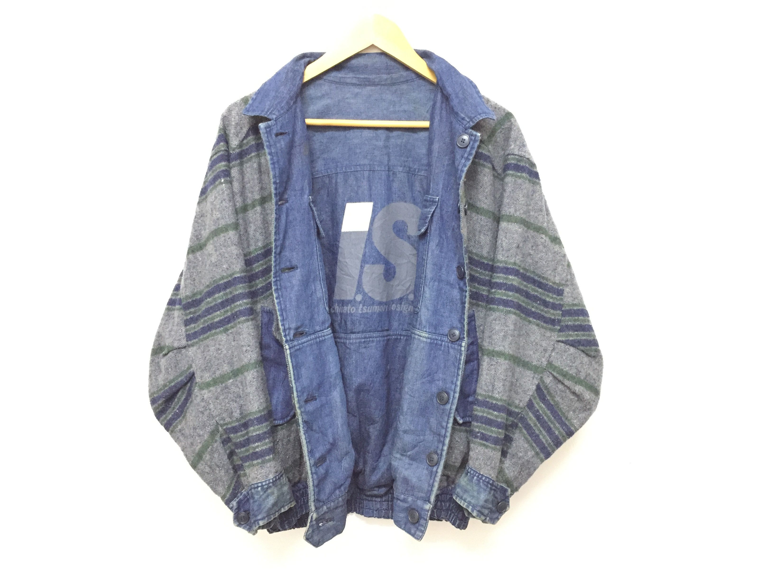 Issey Miyake 🔥🔥80s I.S. Reversible Bondage Back Kangaroo pocket Size US L / EU 52-54 / 3 - 3 Thumbnail