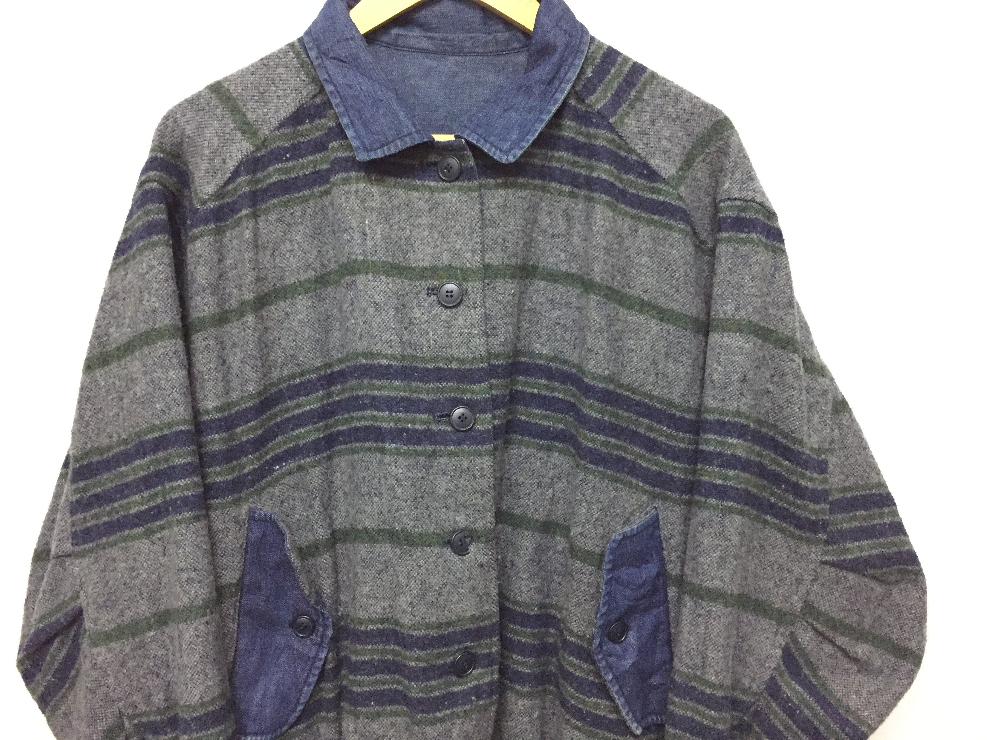 Issey Miyake 🔥🔥80s I.S. Reversible Bondage Back Kangaroo pocket Size US L / EU 52-54 / 3 - 15 Thumbnail