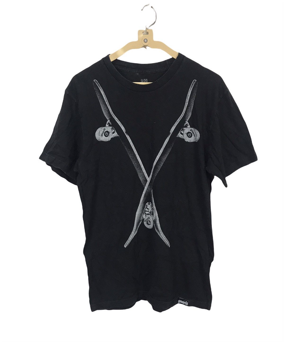 Gnarle Skateboard printed tee