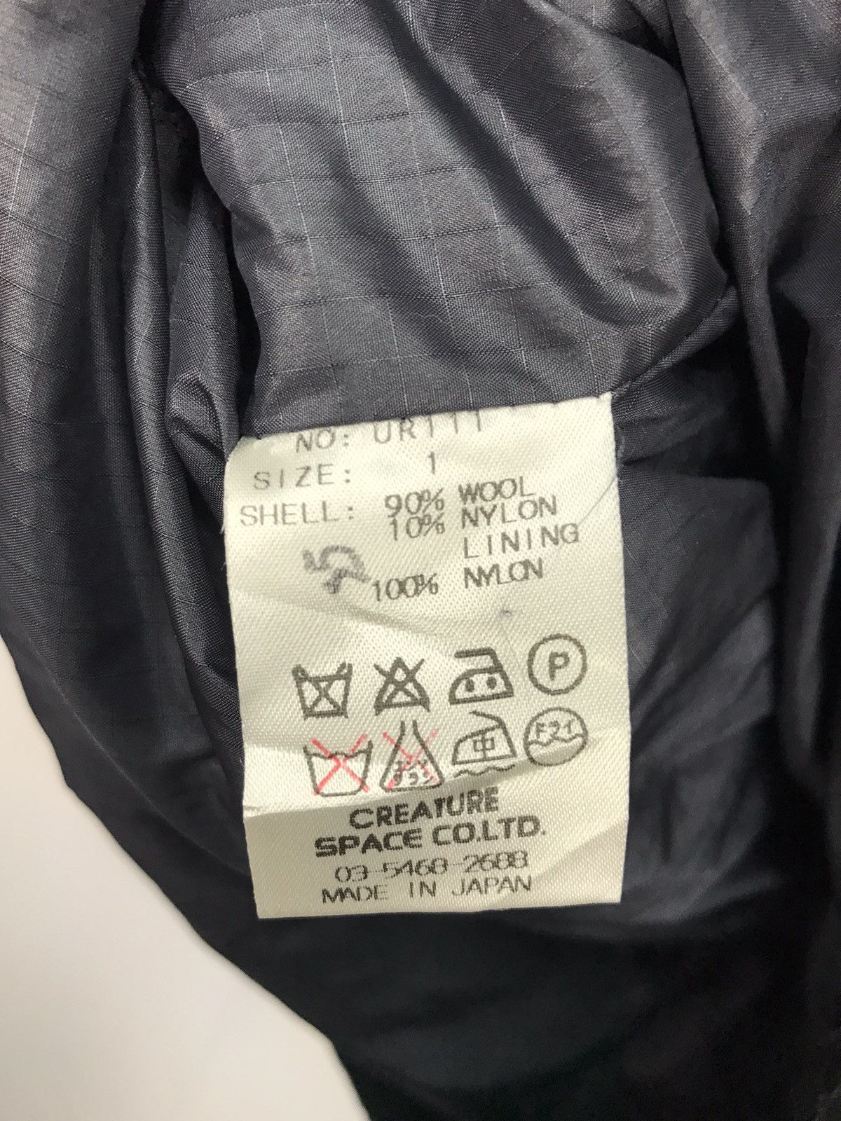 Japanese Brand × Seditionaries Wool hoodie zipper jacket by creature Size US M / EU 48-50 / 2 - 4 Thumbnail
