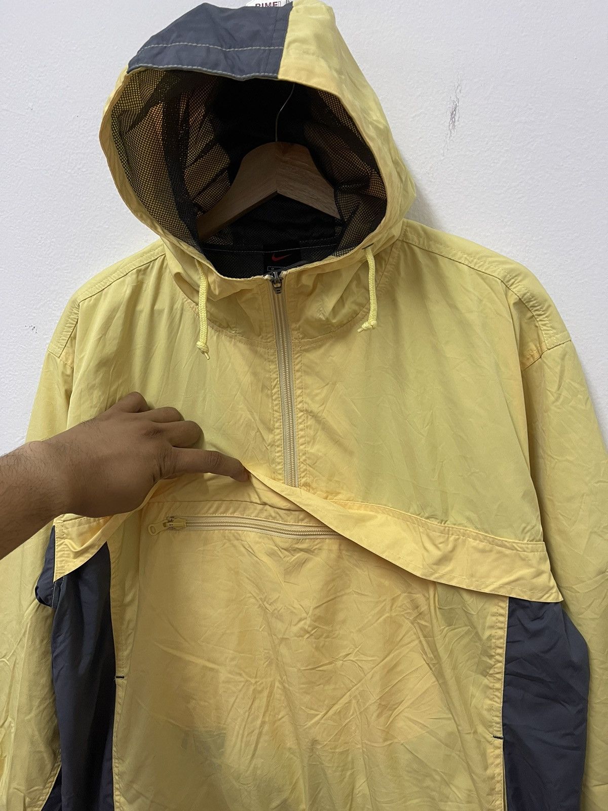 Nike × Vintage Vtg Nike Black Label Half Zip Pullover Anorak Light Jacket Size US M / EU 48-50 / 2 - 2 Thumbnail