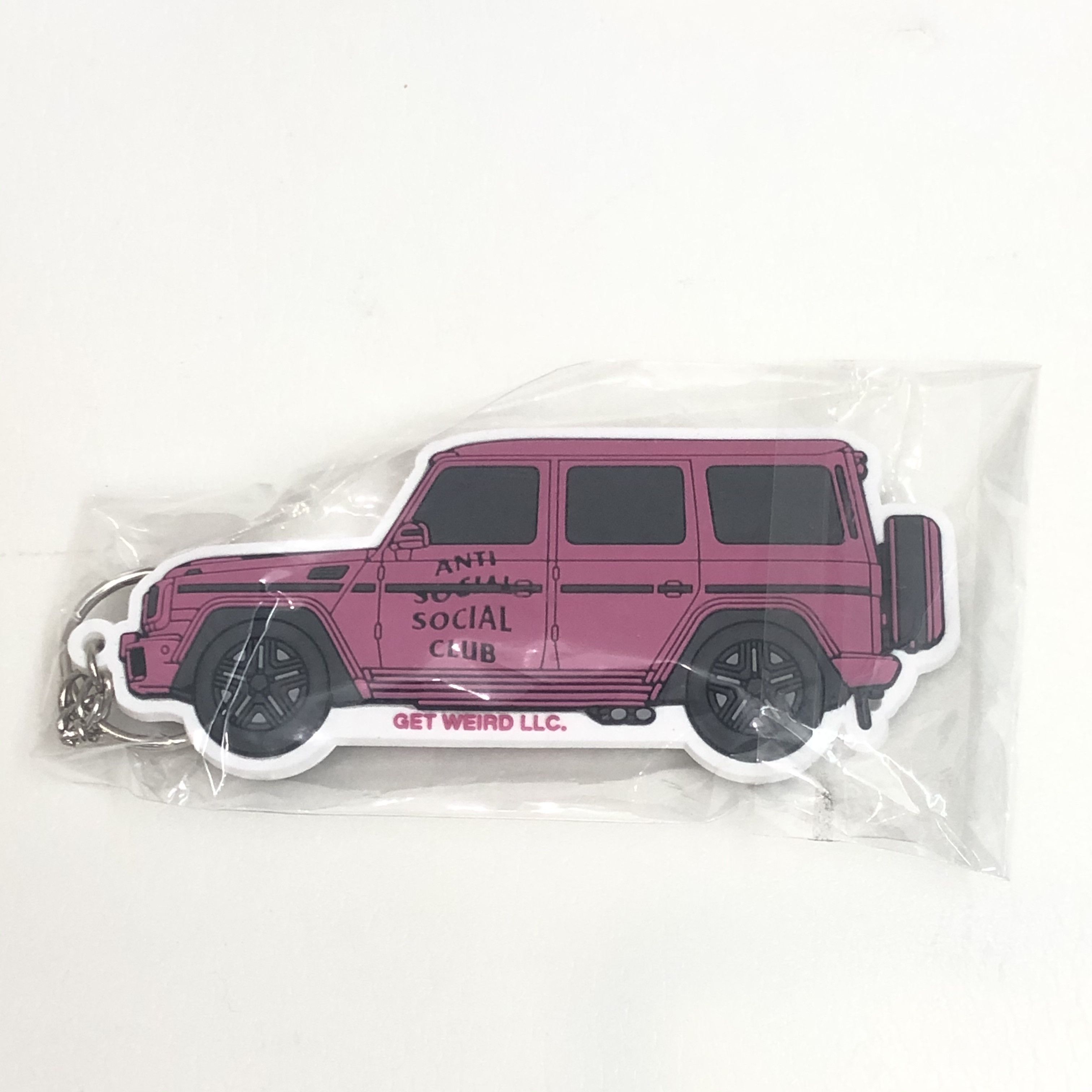 Anti Social Social Club DS ASSC Black Logo G Wagon Gut Feeling Pink Keychain CPFM Size ONE SIZE - 1 Thumbnail