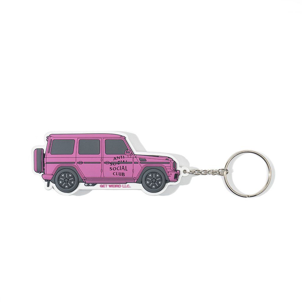 Anti Social Social Club DS ASSC Black Logo G Wagon Gut Feeling Pink Keychain CPFM Size ONE SIZE - 4 Thumbnail
