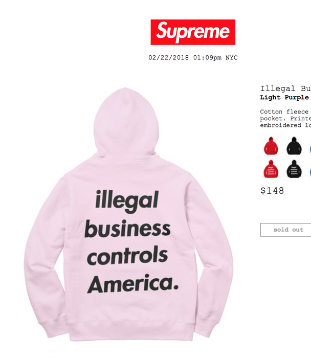 Supreme store ibca hoodie