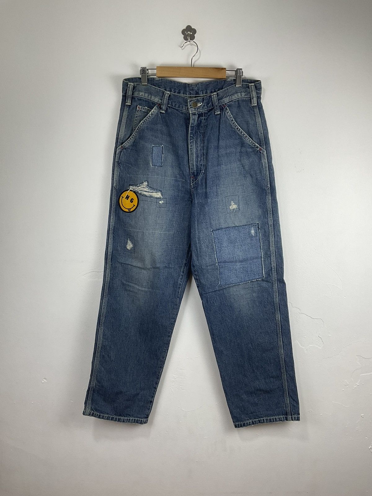 image of Hysteric Glamour Painter Denim Pants, Men's (Size 32)