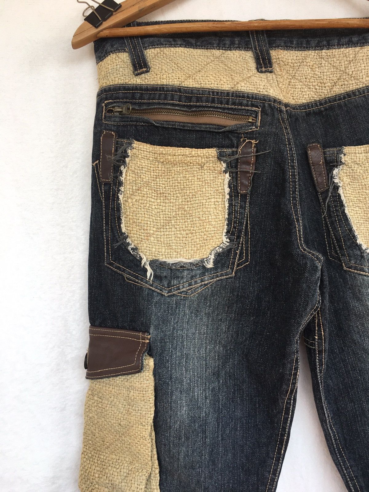 Japanese Brand Cargo jeans Size US 33 - 10 Thumbnail