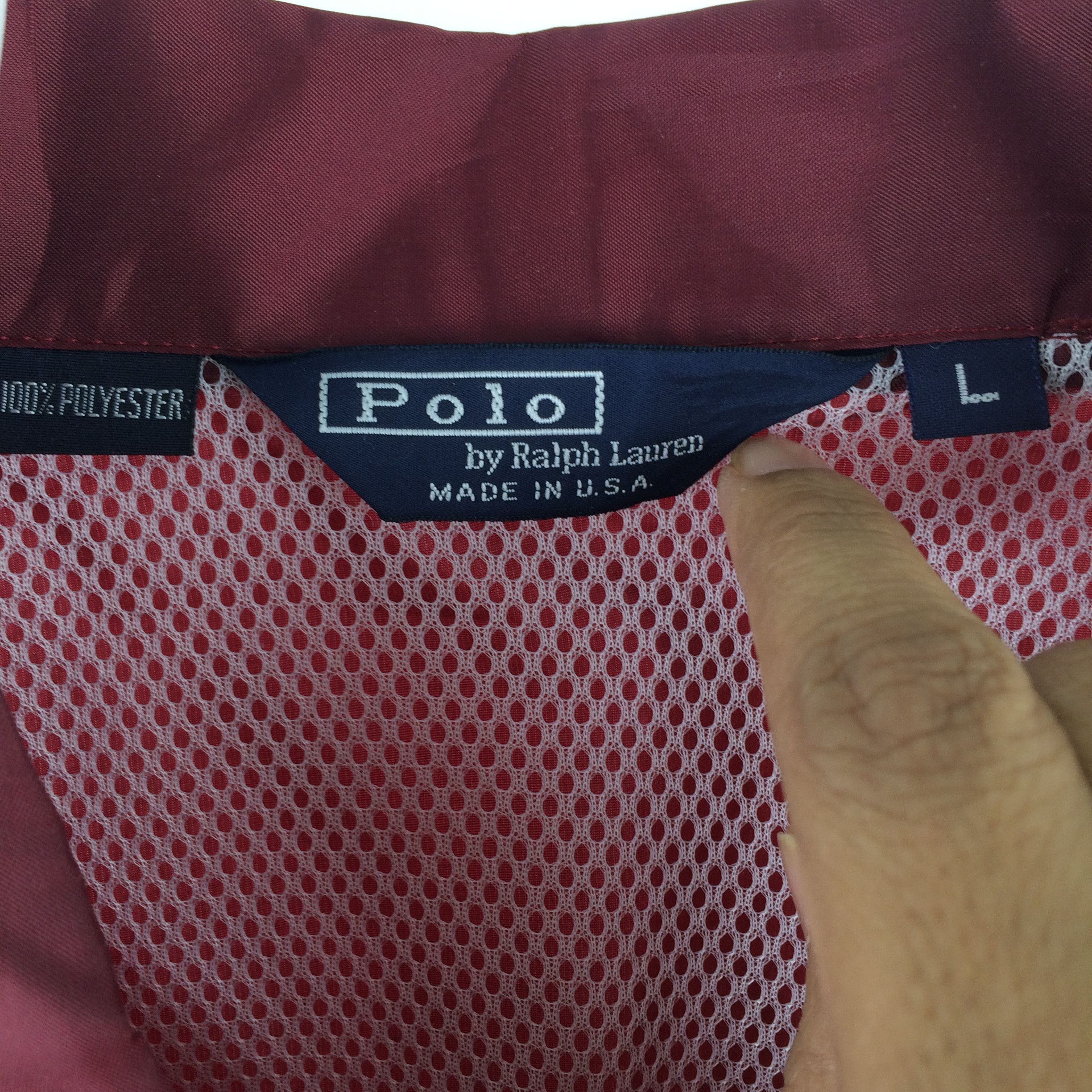 Polo Ralph Lauren × Vintage Z109 VTG 90s POLO RALPH LAUREN USA WINDBREAKER JACKET Size US L / EU 52-54 / 3 - 4 Thumbnail