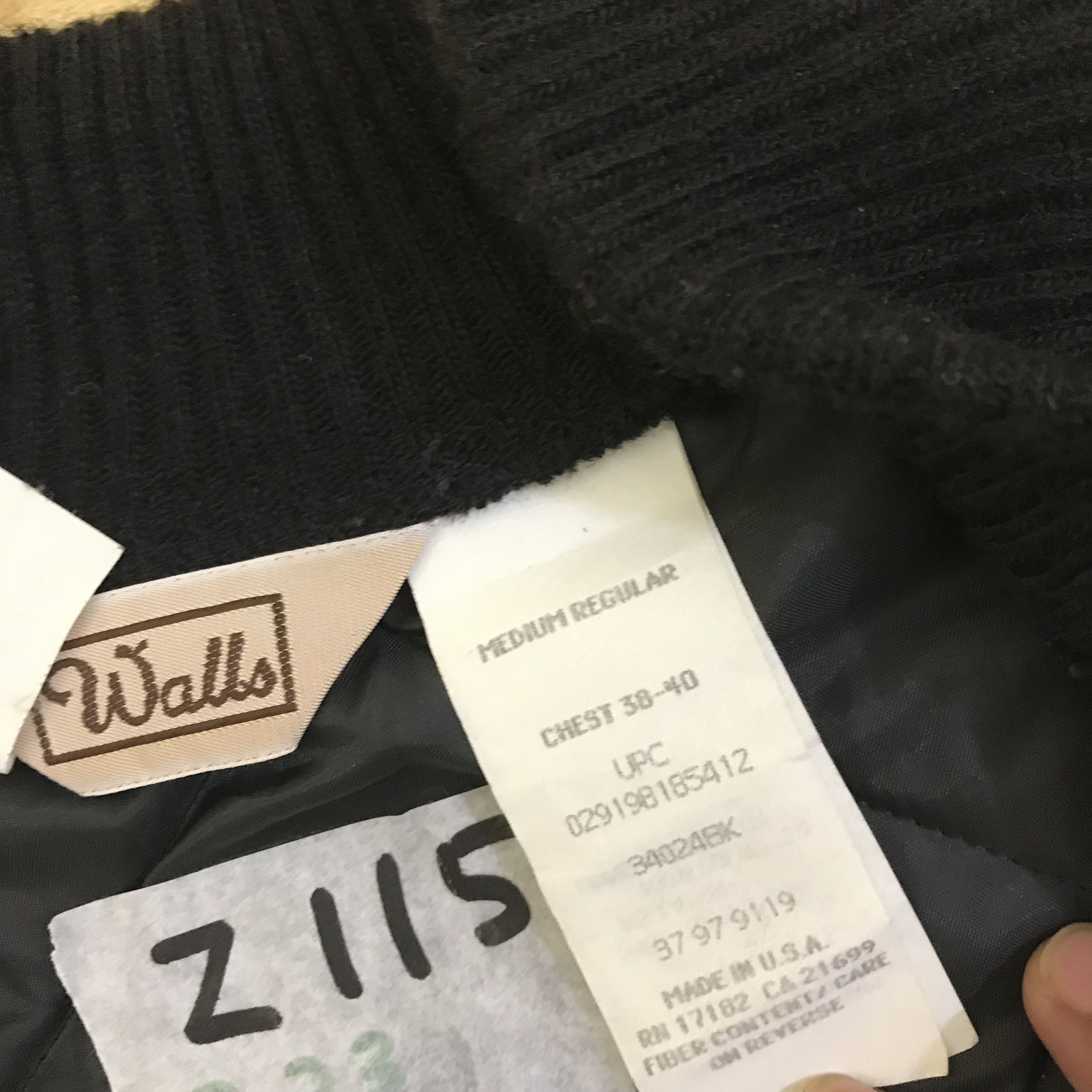 Walls Z115 VTG WALLS QUILTED DOWN CHORE JACKET Size US M / EU 48-50 / 2 - 5 Thumbnail
