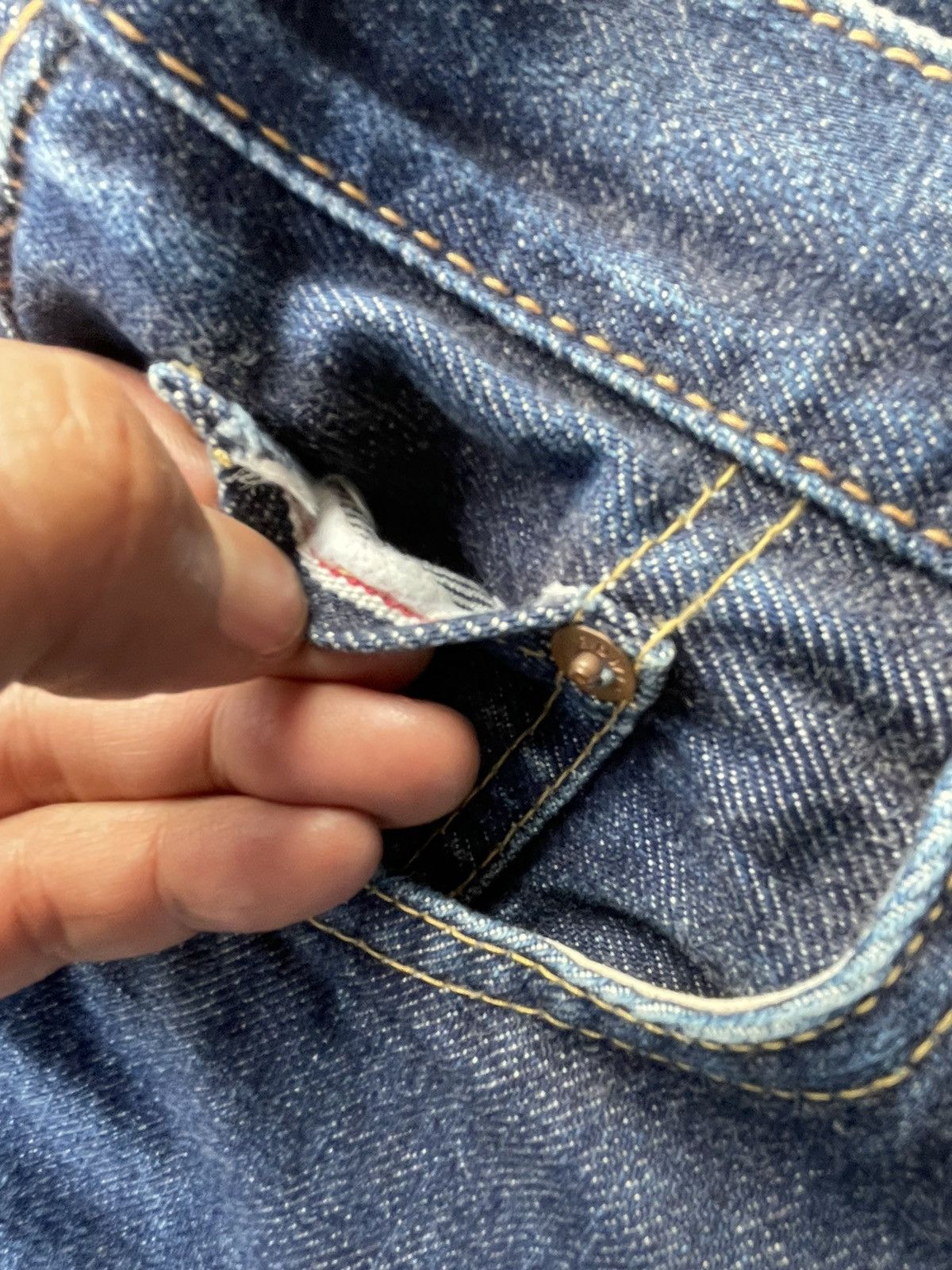 Edwin × If Six Was Nine × Vintage Vintage Edwin 505XX Selvedge Denim Size US 26 / EU 42 - 17 Thumbnail