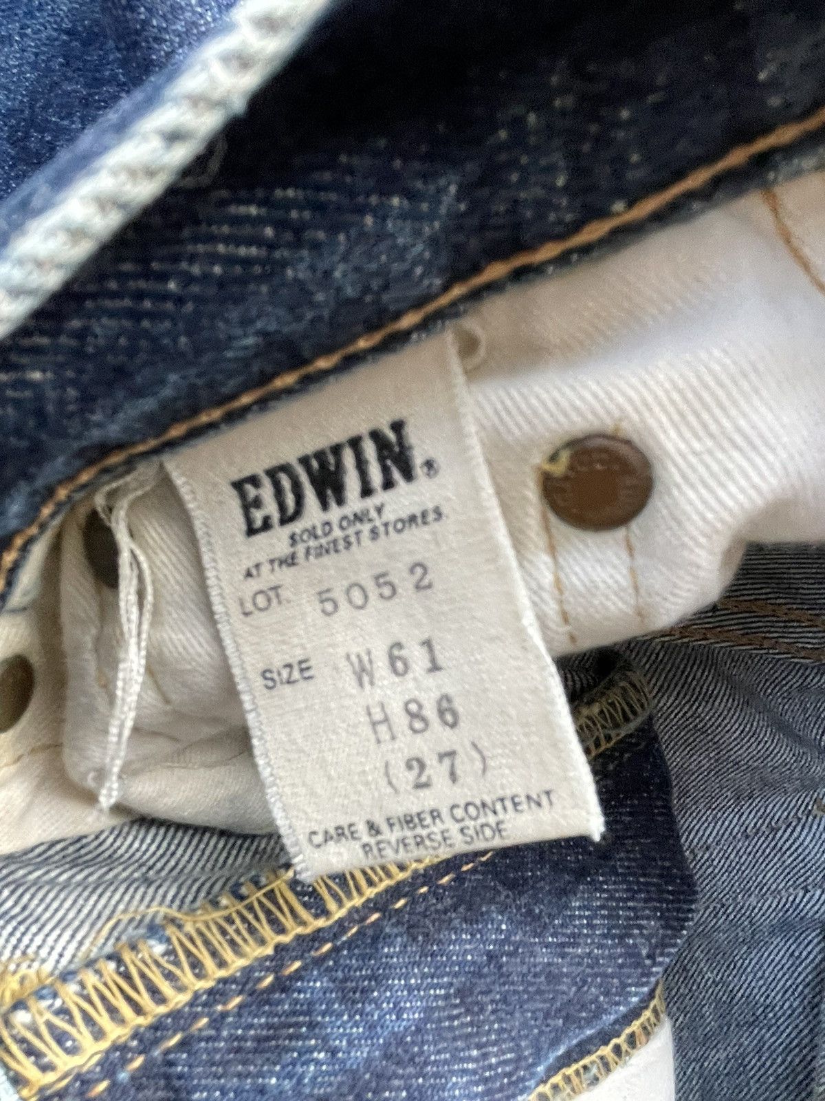 Edwin × If Six Was Nine × Vintage Vintage Edwin 505XX Selvedge Denim Size US 26 / EU 42 - 15 Thumbnail