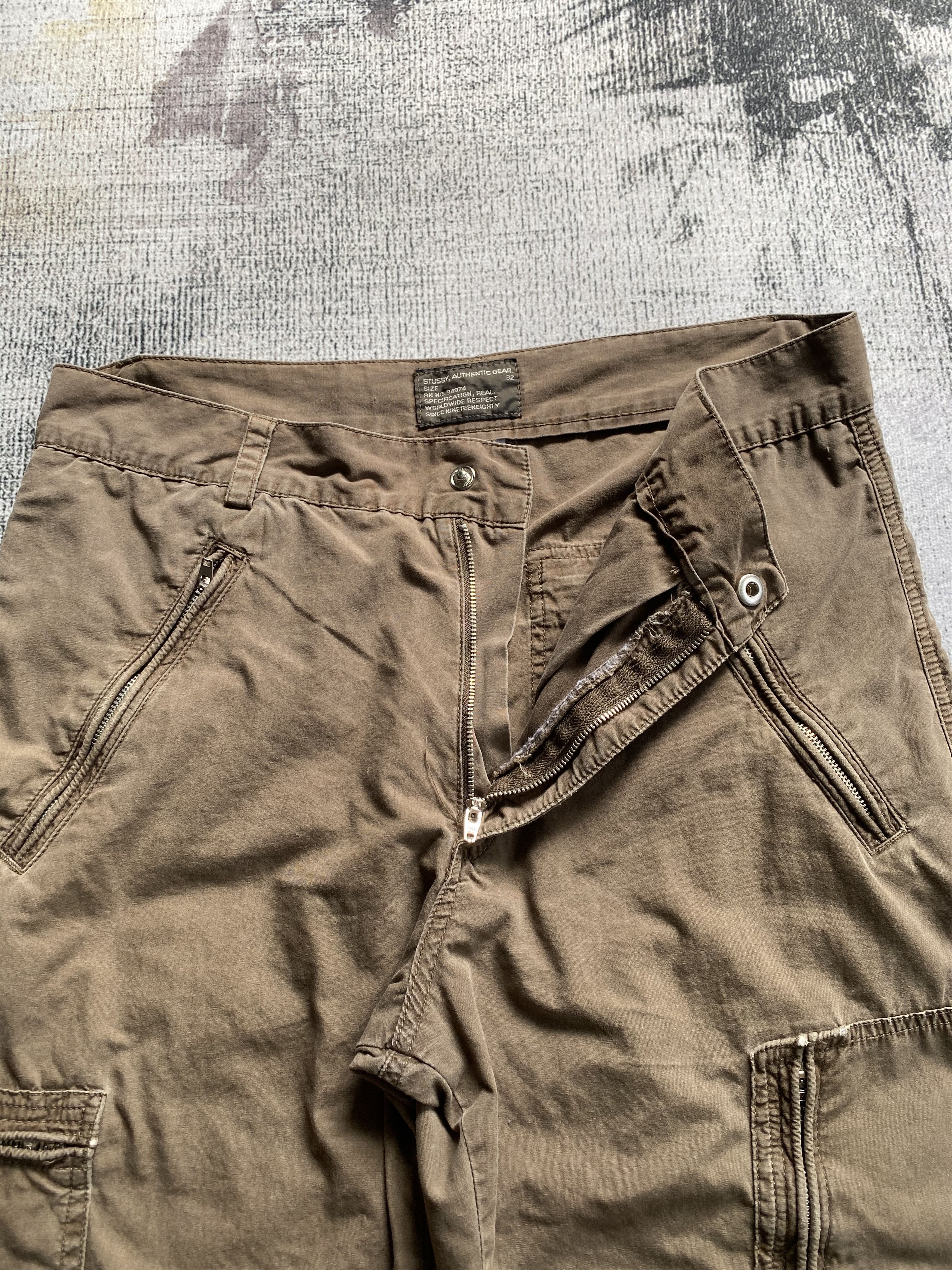 Stussy × Vintage Stussy Utility Tactical Cargo Pants Multi Pocket Pants Size US 32 / EU 48 - 10 Thumbnail