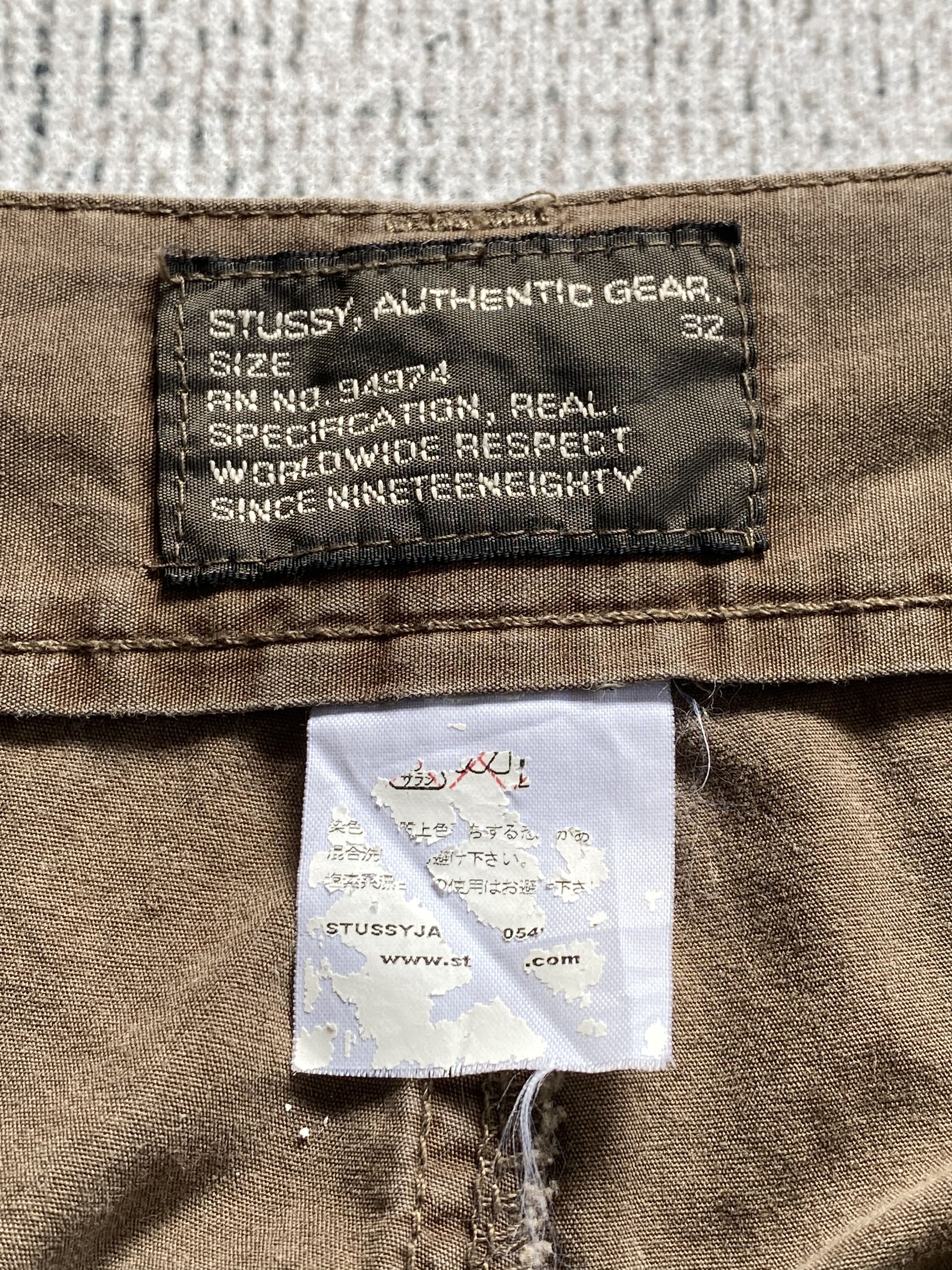 Stussy × Vintage Stussy Utility Tactical Cargo Pants Multi Pocket Pants Size US 32 / EU 48 - 11 Thumbnail