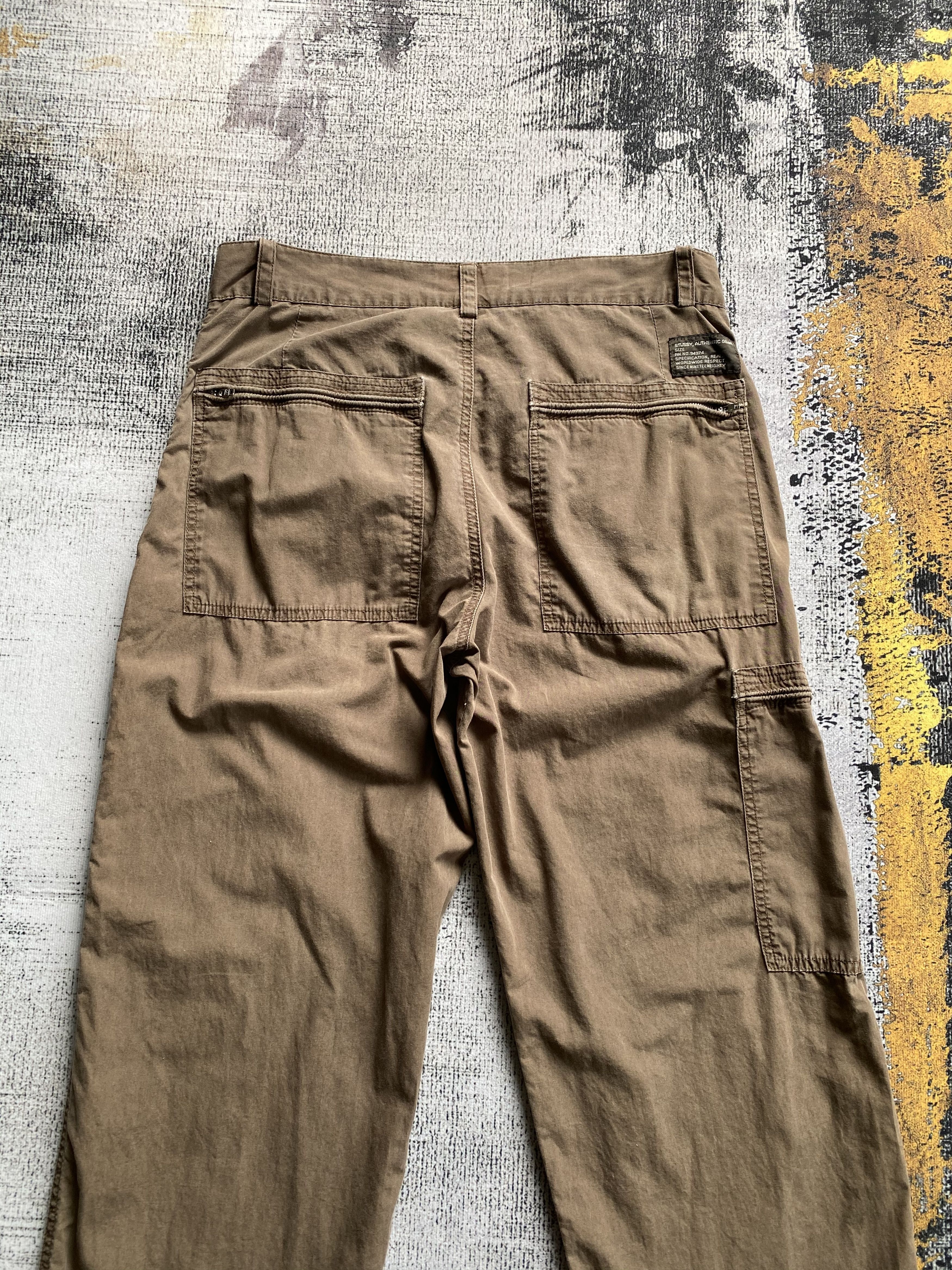 Stussy × Vintage Stussy Utility Tactical Cargo Pants Multi Pocket Pants Size US 32 / EU 48 - 13 Thumbnail
