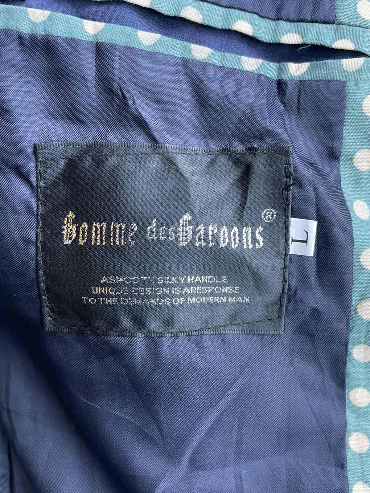 Japanese Brand Gomme Des Garoons Blazer Size XS / US 0-2 / IT 36-38 - 10 Thumbnail