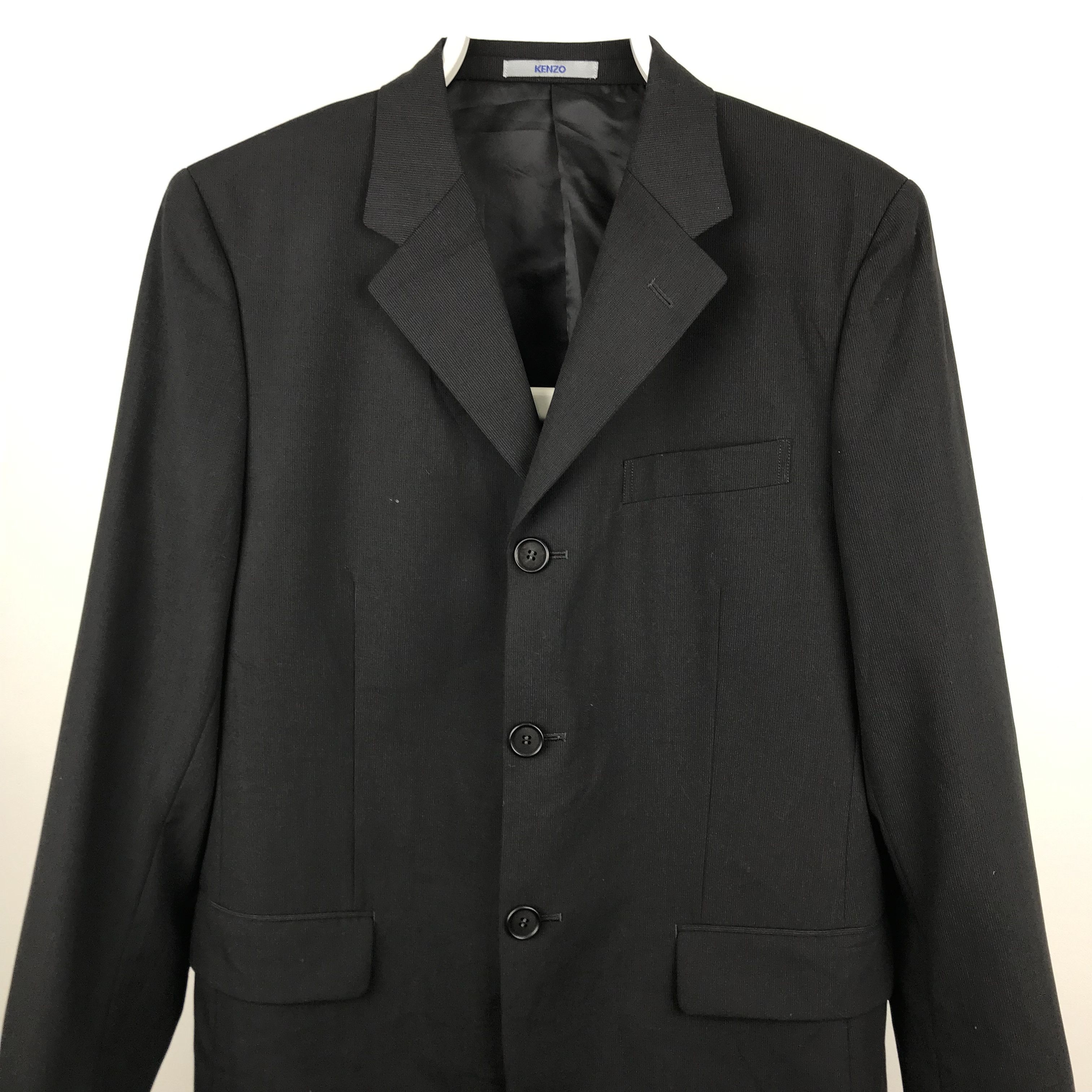 Japanese Brand × Kenzo Z120 KENZO HOMME BLAZER 3 BUTTONS Size US M / EU 48-50 / 2 - 2 Thumbnail