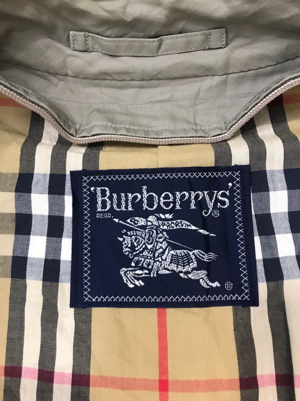 Burberry × Designer Burberrys Prorsum Nova Checked Monogram Trench Coat K2288j Size US L / EU 52-54 / 3 - 5 Thumbnail