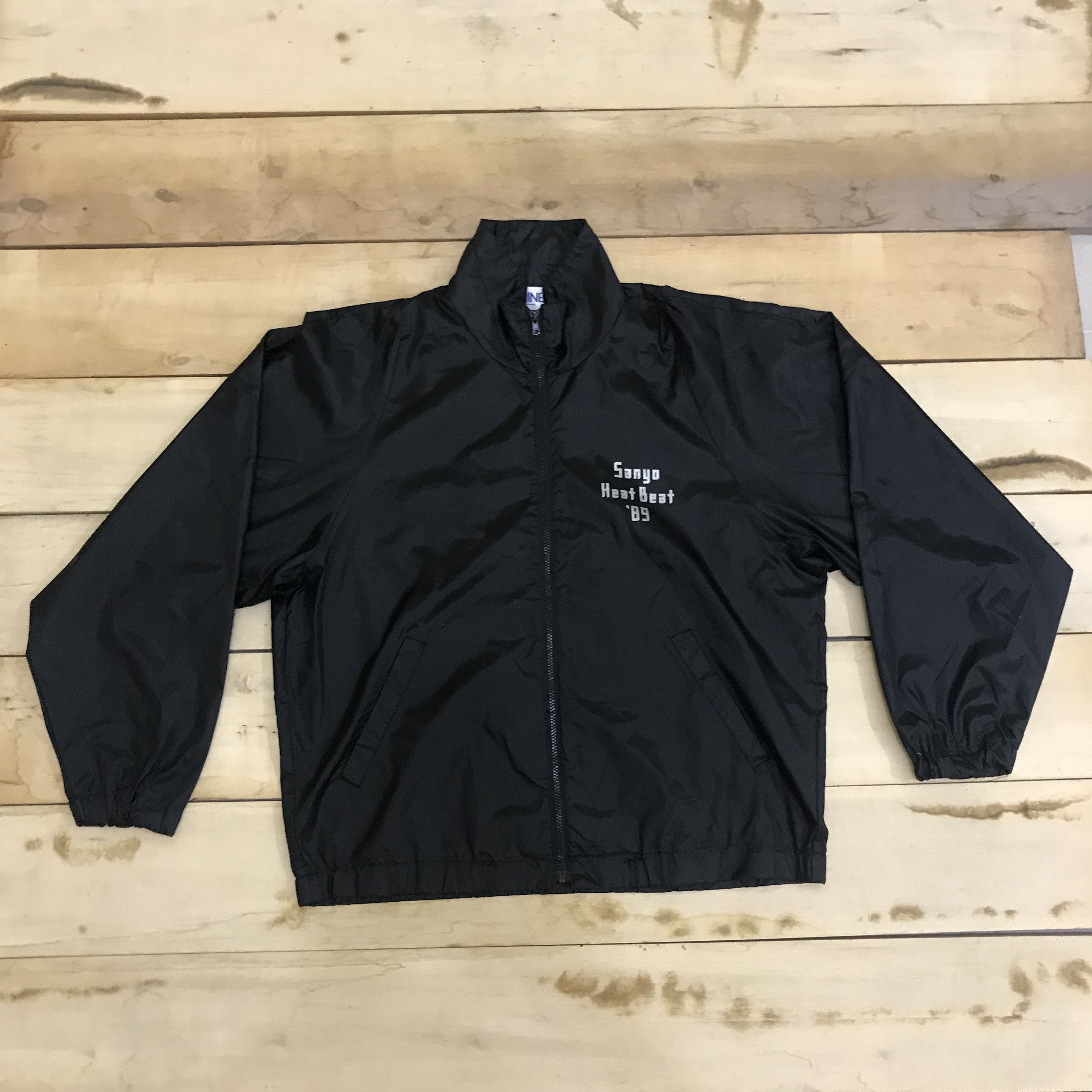 Band Tees × Vintage Z124 VTG BON JOVI SANYO HEAT BEAT 1989 TOUR WINDBREAKER Size US L / EU 52-54 / 3 - 3 Thumbnail