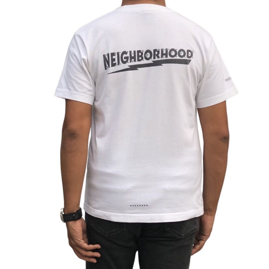 Neighborhood Neighborhood S/S Thundervolt White Print Tee Size US M / EU 48-50 / 2 - 1 Thumbnail
