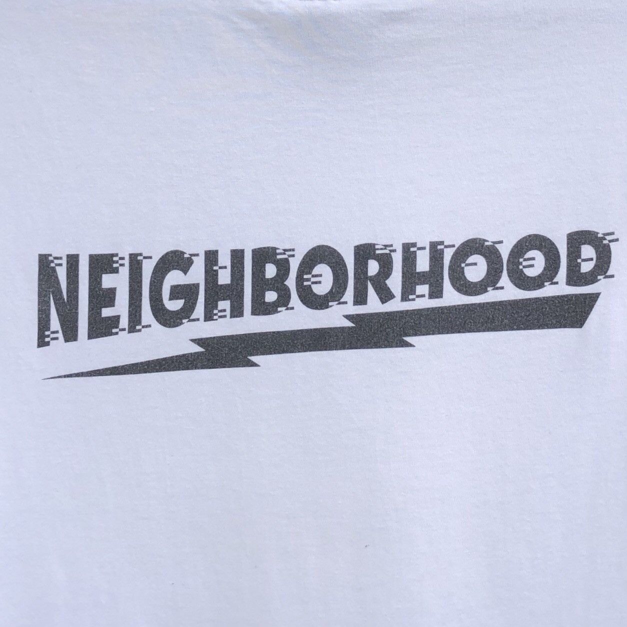 Neighborhood Neighborhood S/S Thundervolt White Print Tee Size US M / EU 48-50 / 2 - 11 Thumbnail