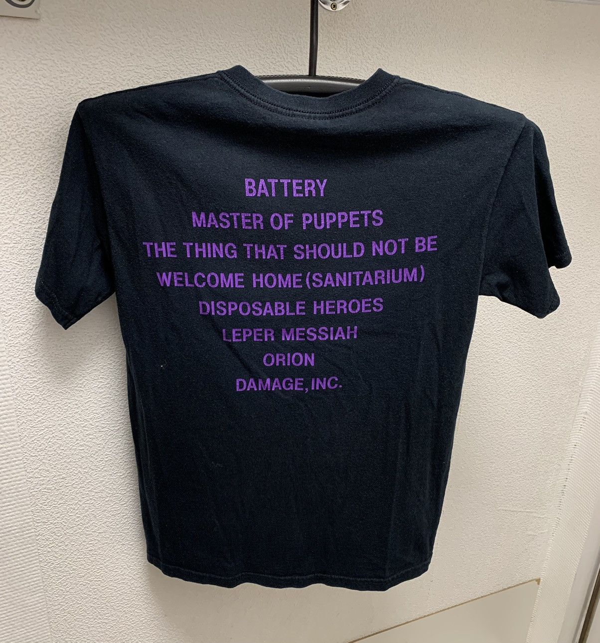 Band Tees Metallica master of puppets vintage black t-shirt S sz 2007 Size US S / EU 44-46 / 1 - 6 Thumbnail