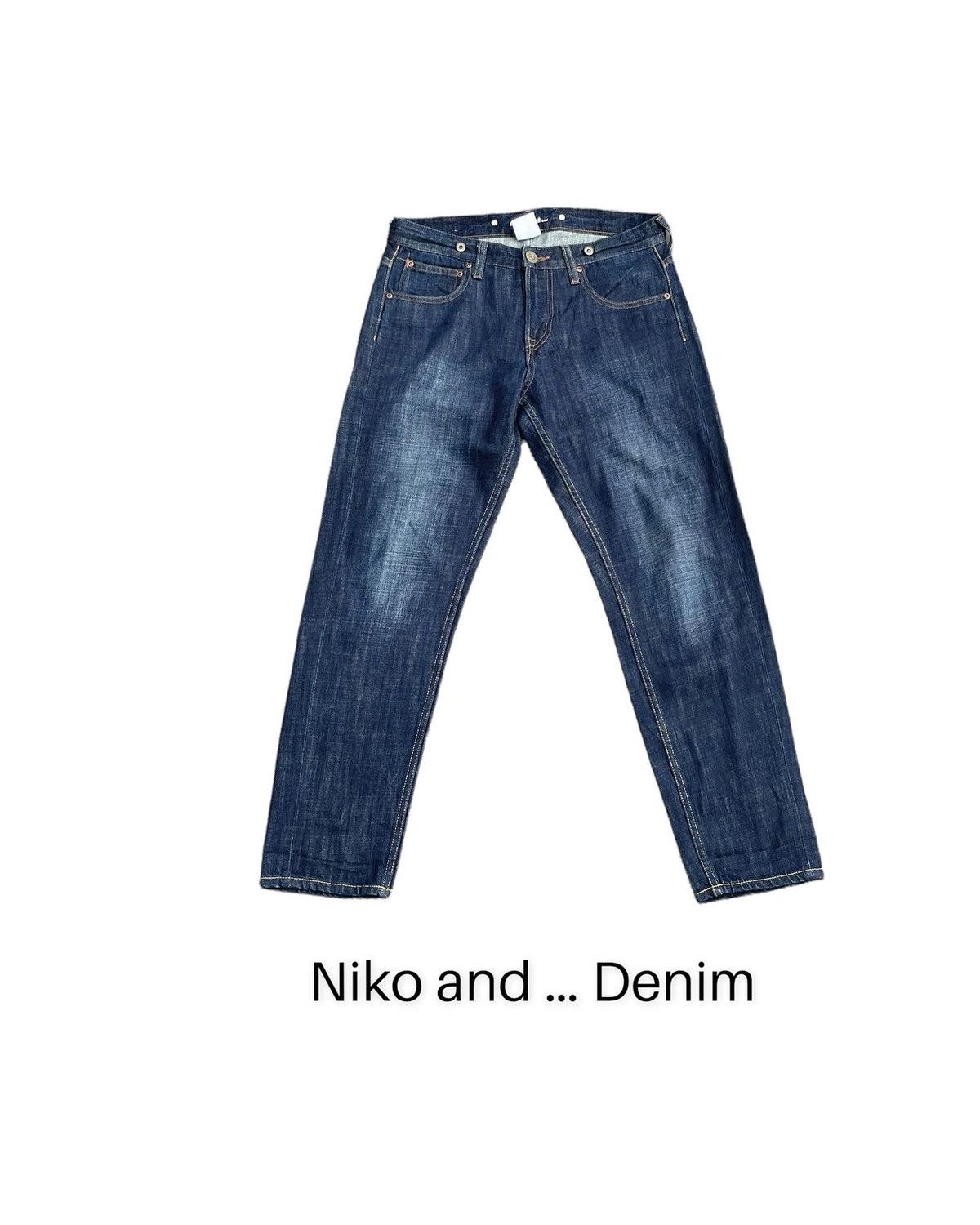Japanese Brand Niko and Japanesse Indigo Denim Size US 32 / EU 48 - 1 Thumbnail
