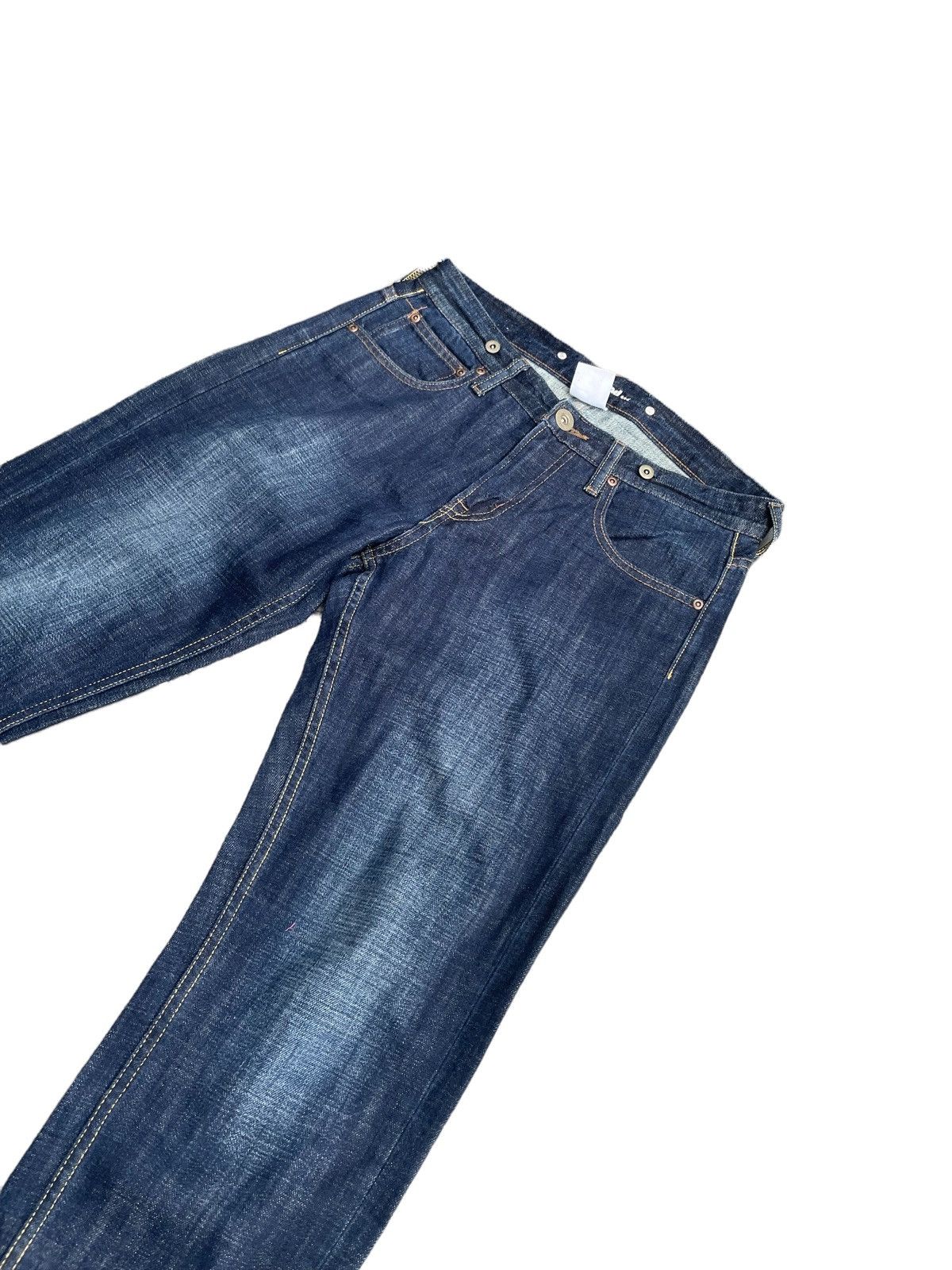 Japanese Brand Niko and Japanesse Indigo Denim Size US 32 / EU 48 - 3 Thumbnail