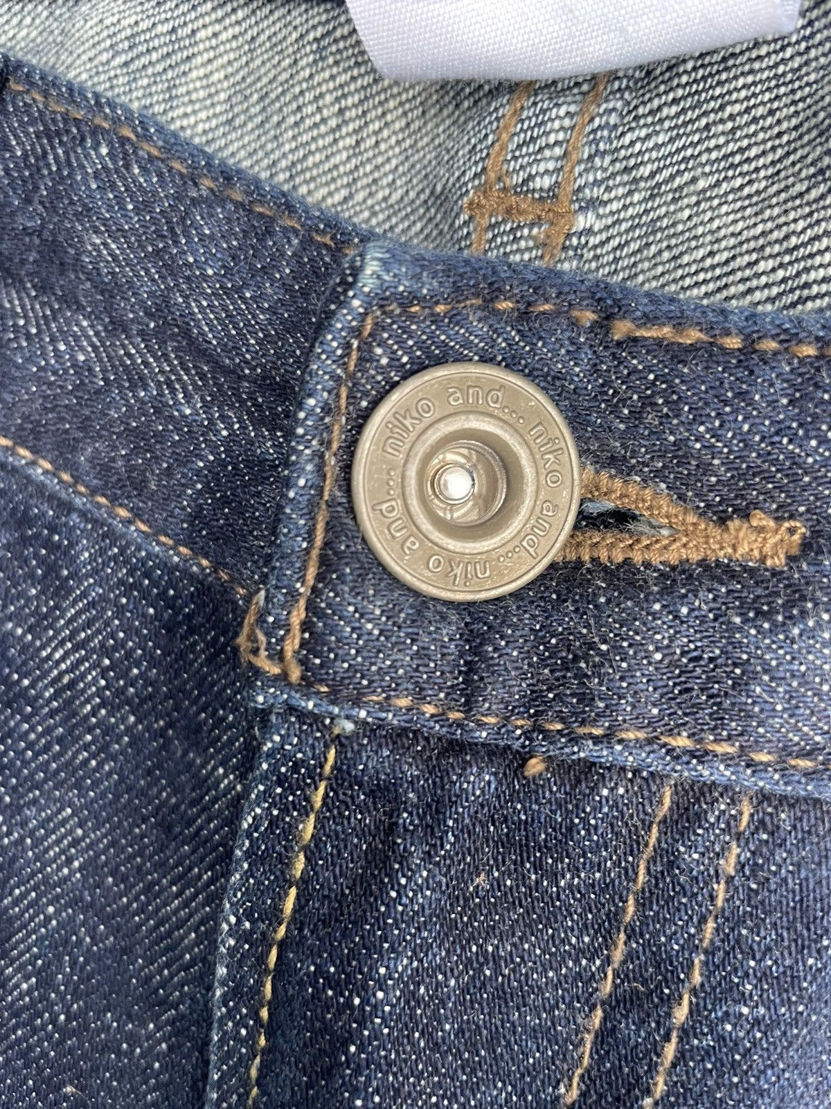 Japanese Brand Niko and Japanesse Indigo Denim Size US 32 / EU 48 - 14 Thumbnail
