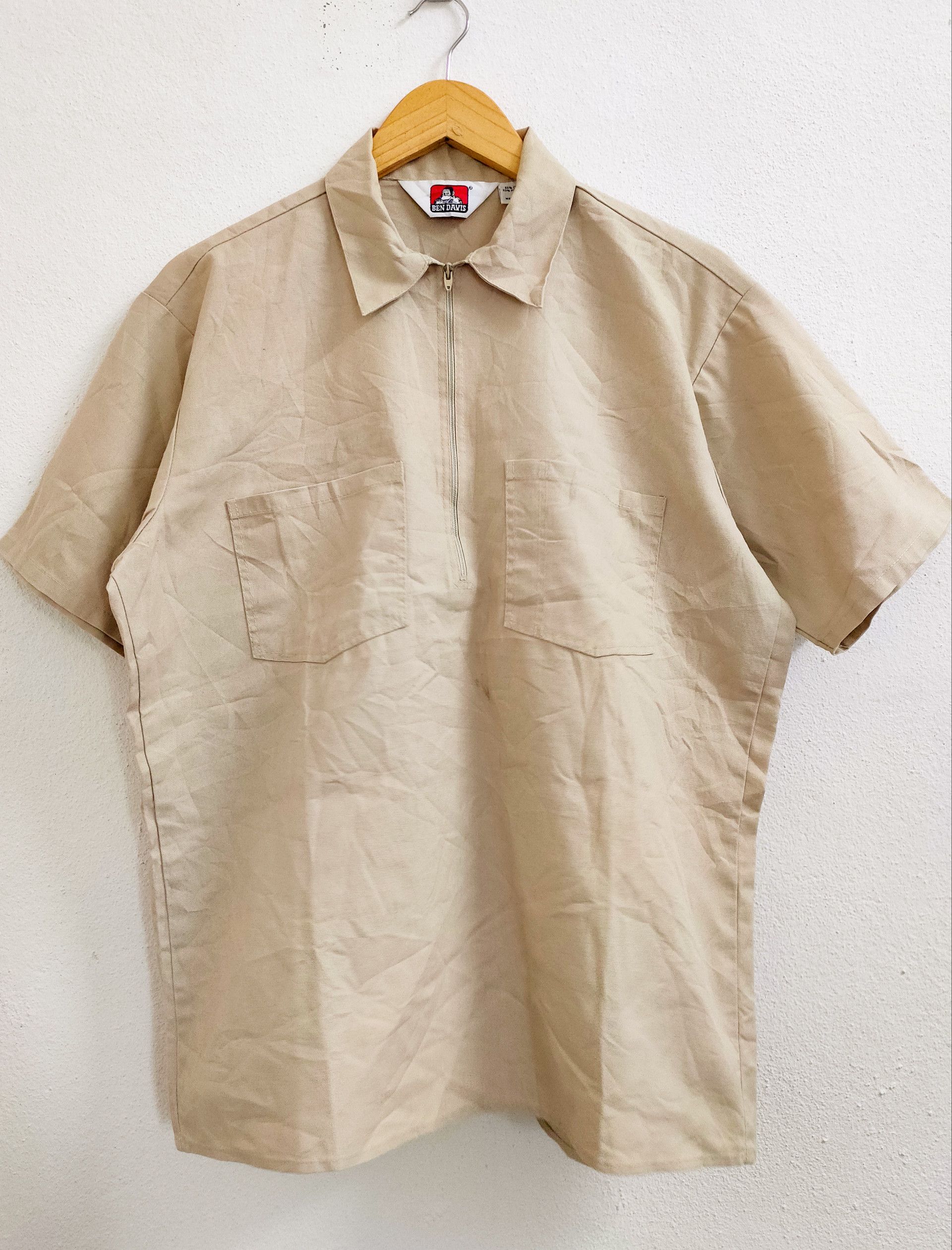 Ben Davis Vintage Ben Davis Half Zip Shirt Size US M / EU 48-50 / 2 - 2 Thumbnail