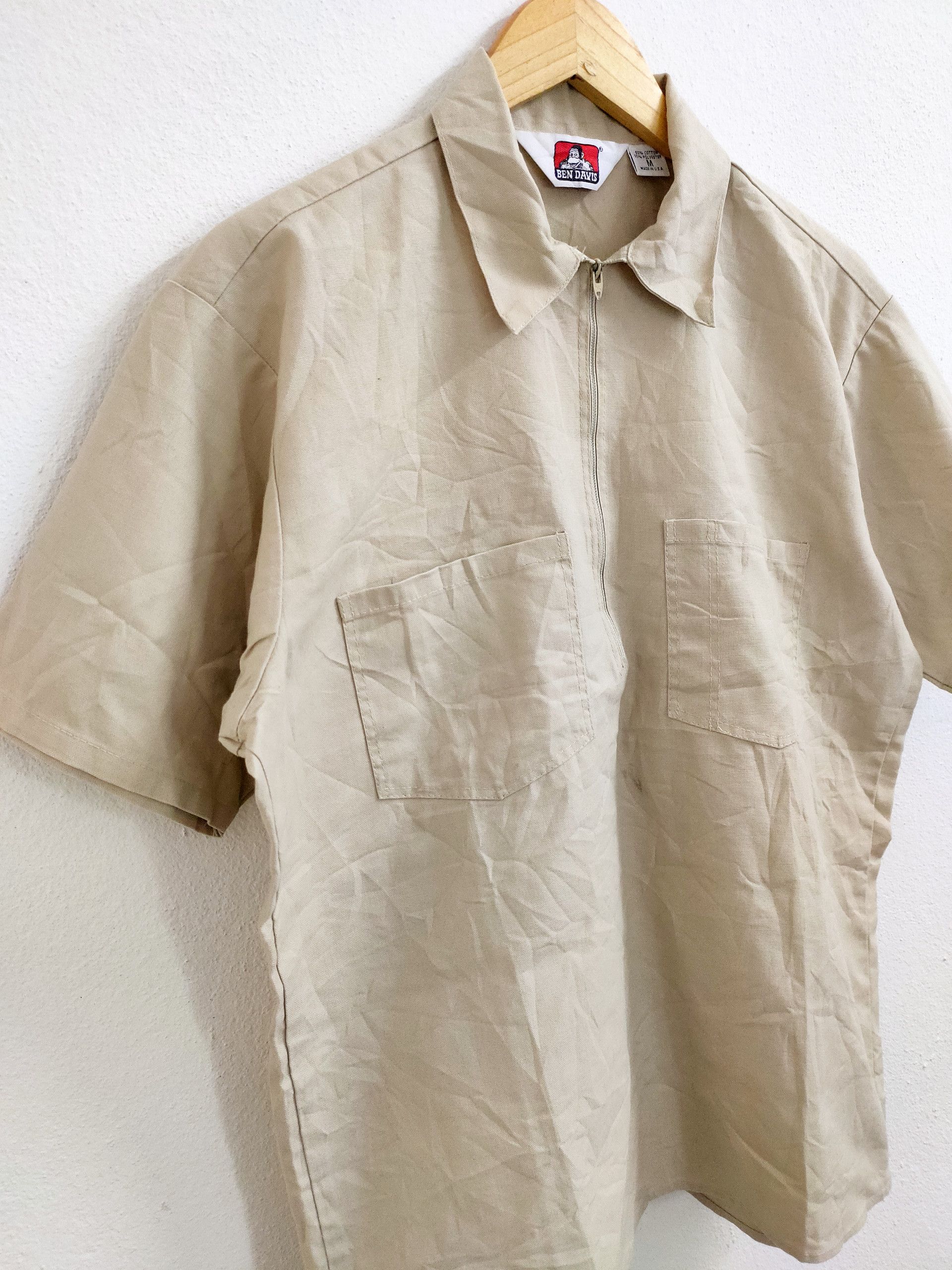 Ben Davis Vintage Ben Davis Half Zip Shirt Size US M / EU 48-50 / 2 - 4 Thumbnail