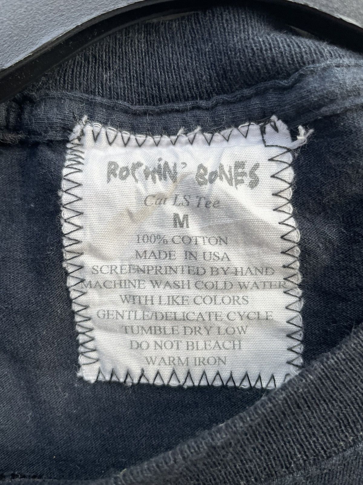 Vintage Vintage Rockin Bones Cat L/Sleave Tshirt Size US M / EU 48-50 / 2 - 5 Thumbnail