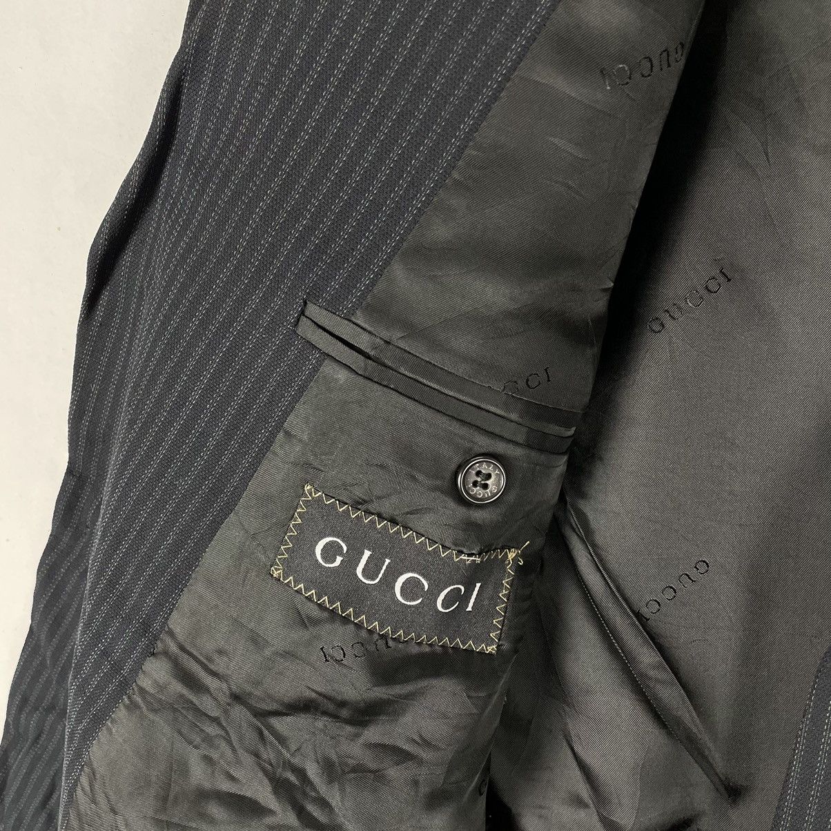 Gucci 🌟GUCCI Striped Blazer Coat Size 50S - 12 Thumbnail