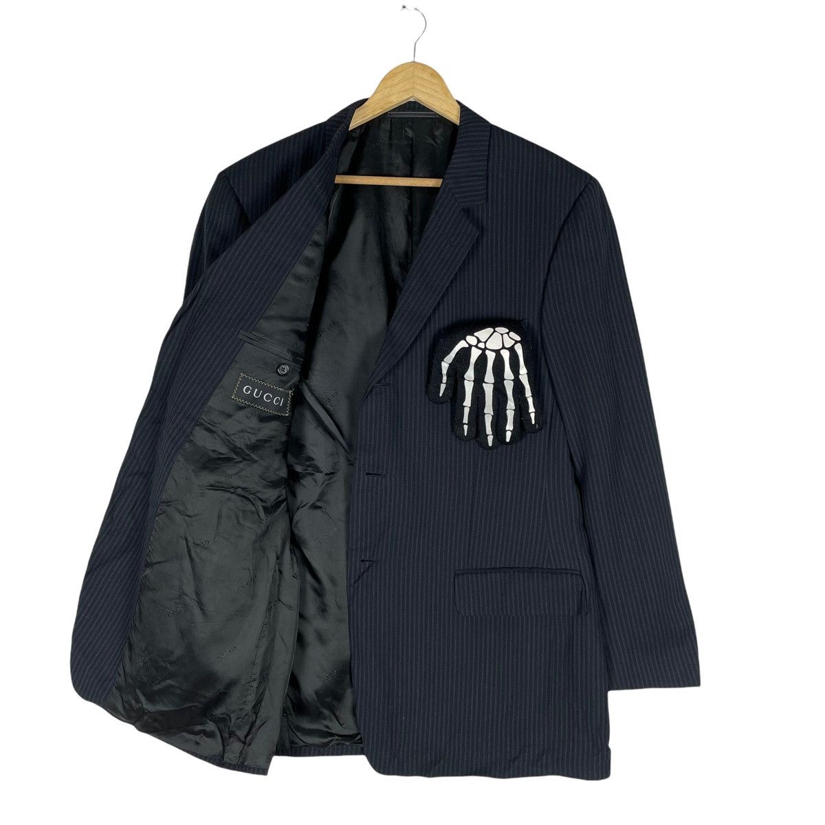 Gucci 🌟GUCCI Striped Blazer Coat Size 50S - 1 Thumbnail