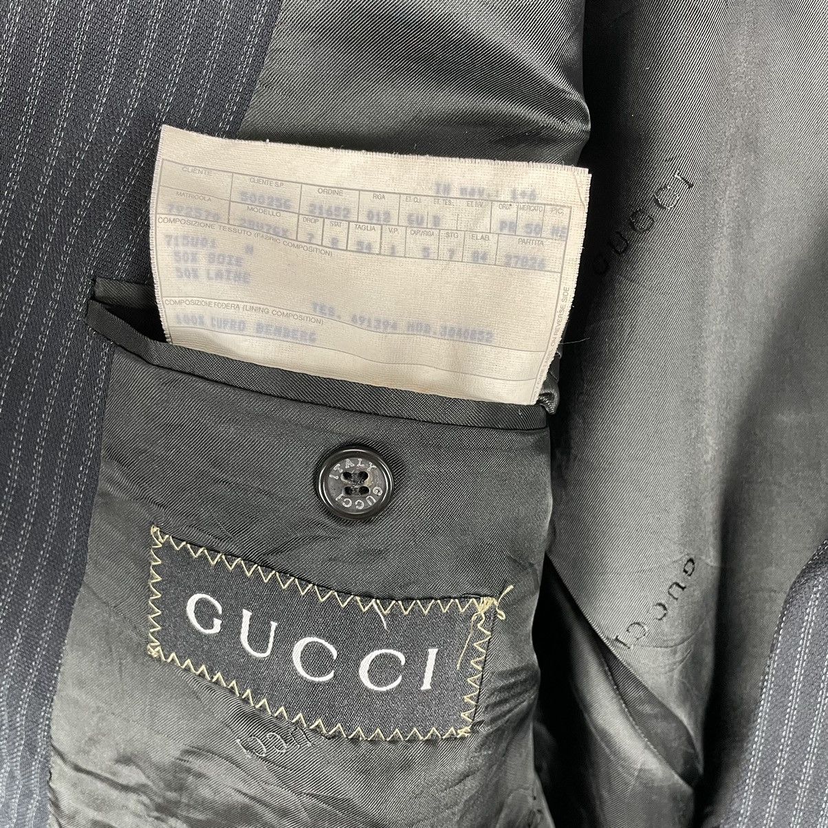 Gucci 🌟GUCCI Striped Blazer Coat Size 50S - 11 Thumbnail