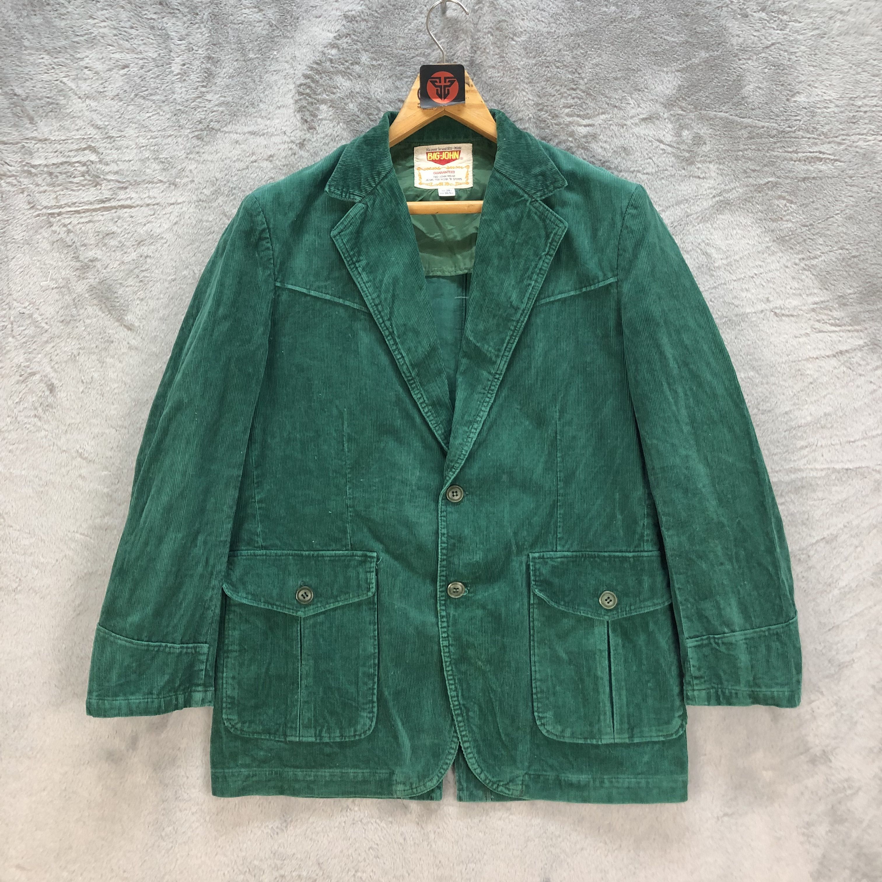 Big John VINTAGE BIG JOHN GREEN CORDUROY CASUAL JACKET #6954-101 Size US M / EU 48-50 / 2 - 1 Thumbnail
