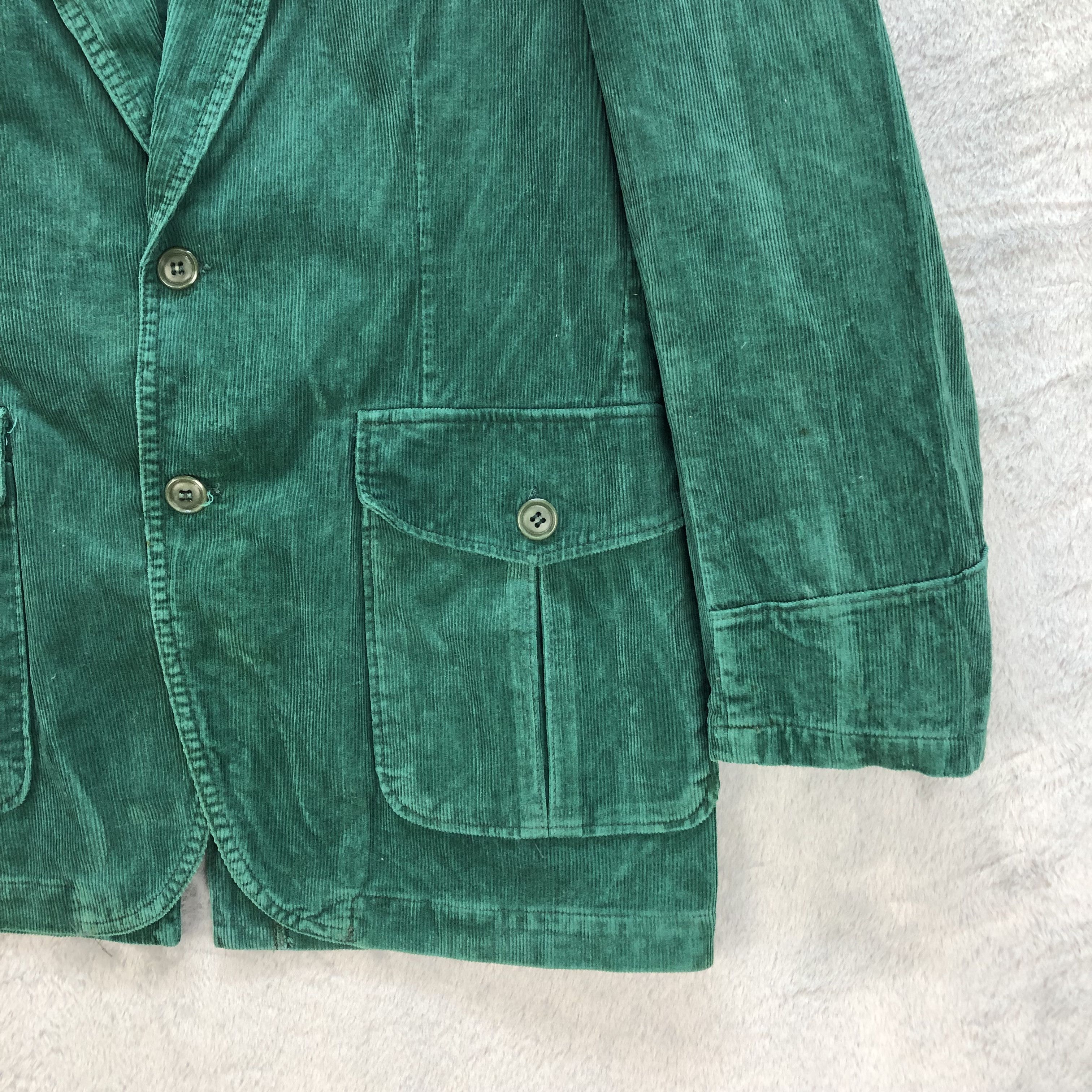 Big John VINTAGE BIG JOHN GREEN CORDUROY CASUAL JACKET #6954-101 Size US M / EU 48-50 / 2 - 5 Thumbnail