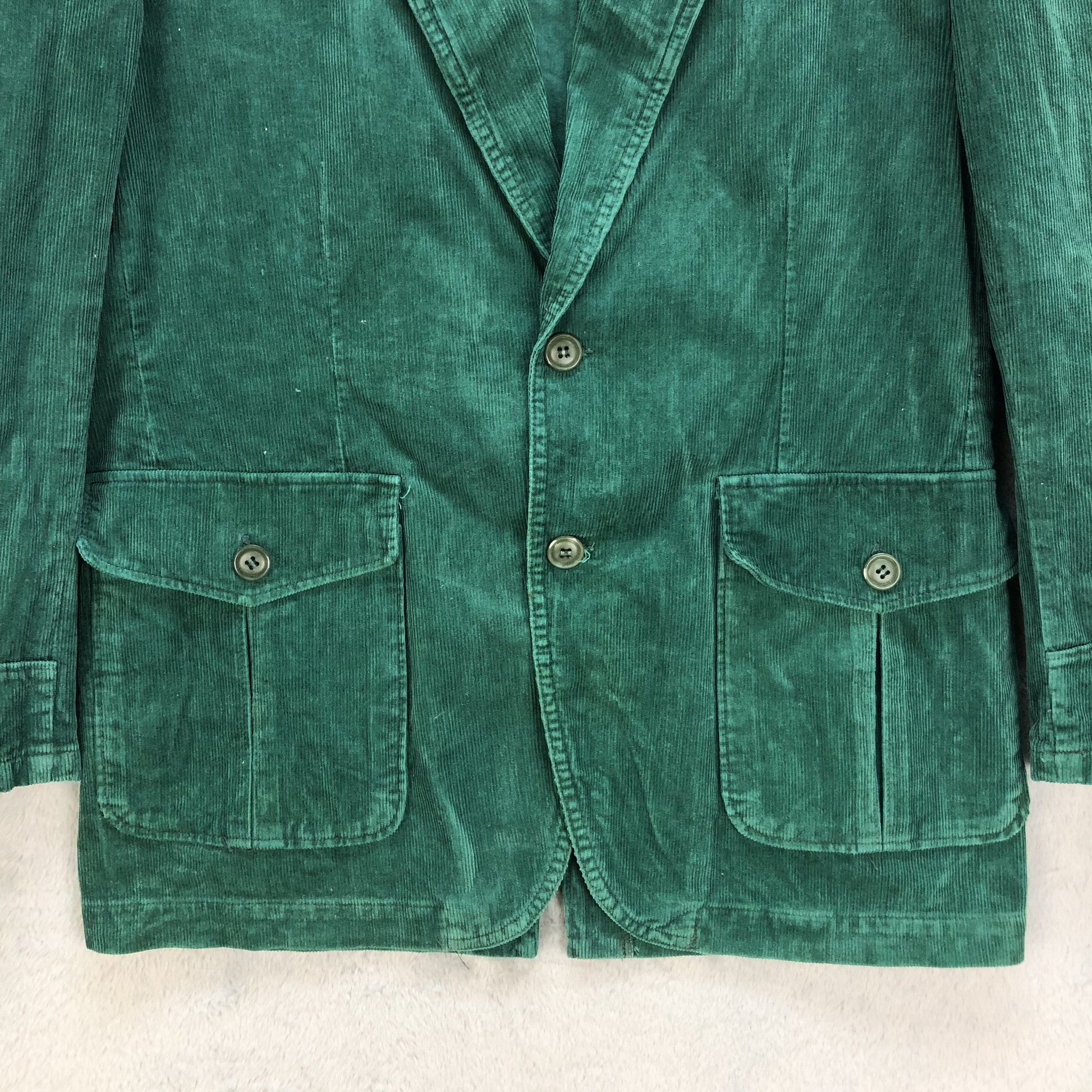Big John VINTAGE BIG JOHN GREEN CORDUROY CASUAL JACKET #6954-101 Size US M / EU 48-50 / 2 - 3 Thumbnail