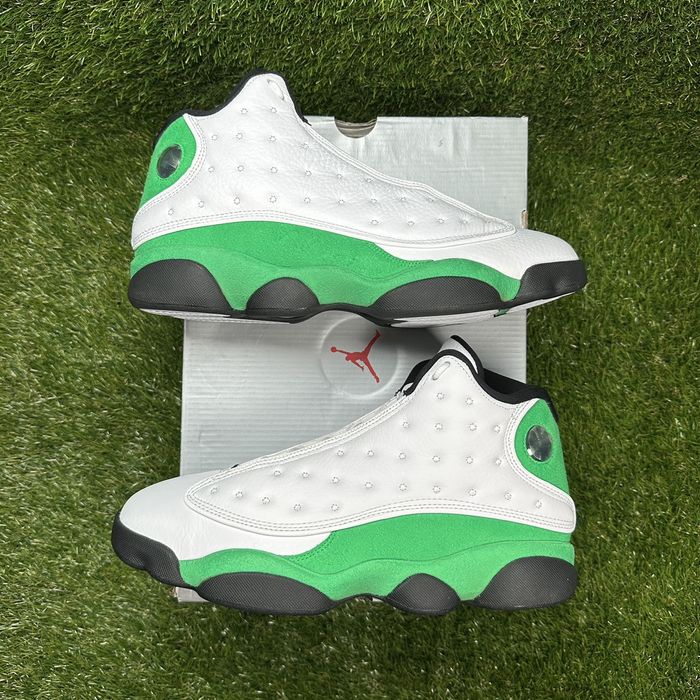 jordan 13 lucky green size 10