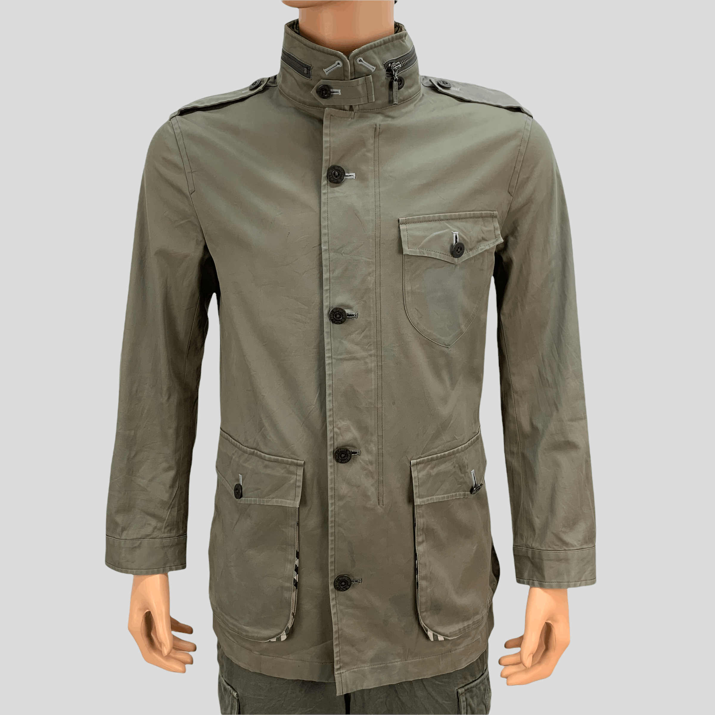 Burberry Burberry Black Label Coat Jacket #3662-128 Size US M / EU 48-50 / 2 - 2 Thumbnail