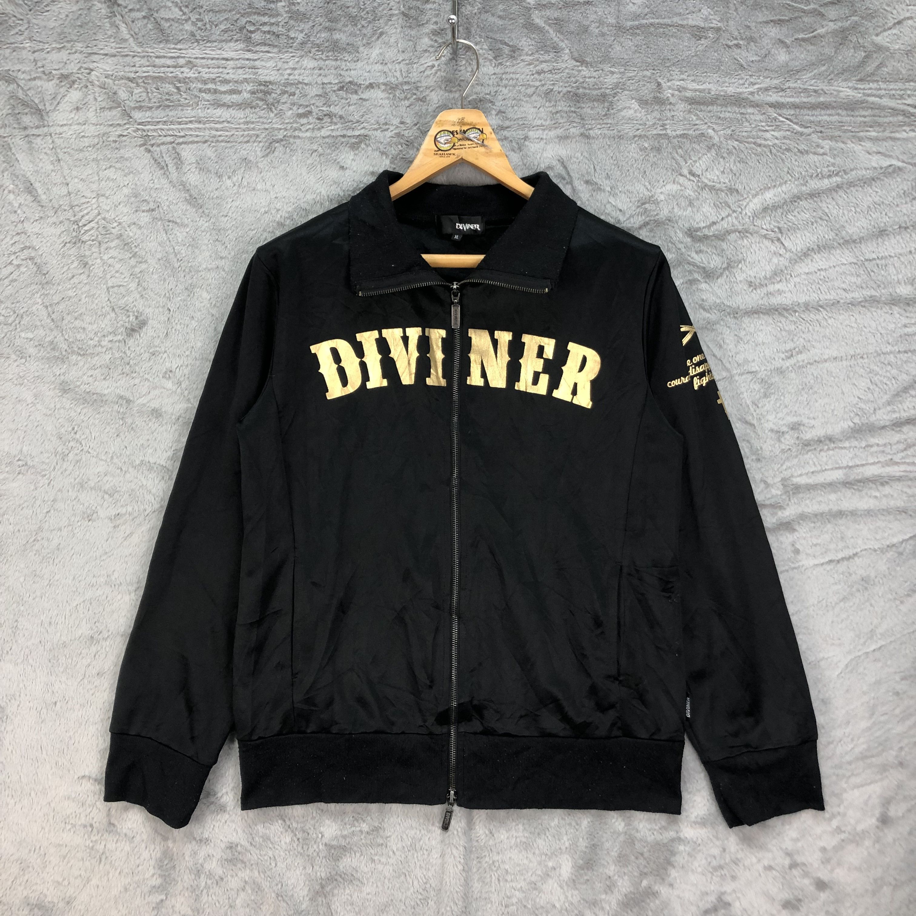 Japanese Brand DIVINER JAPAN Mad Brute Factory Big Logo Jacket #4522-157 Size US XL / EU 56 / 4 - 3 Thumbnail