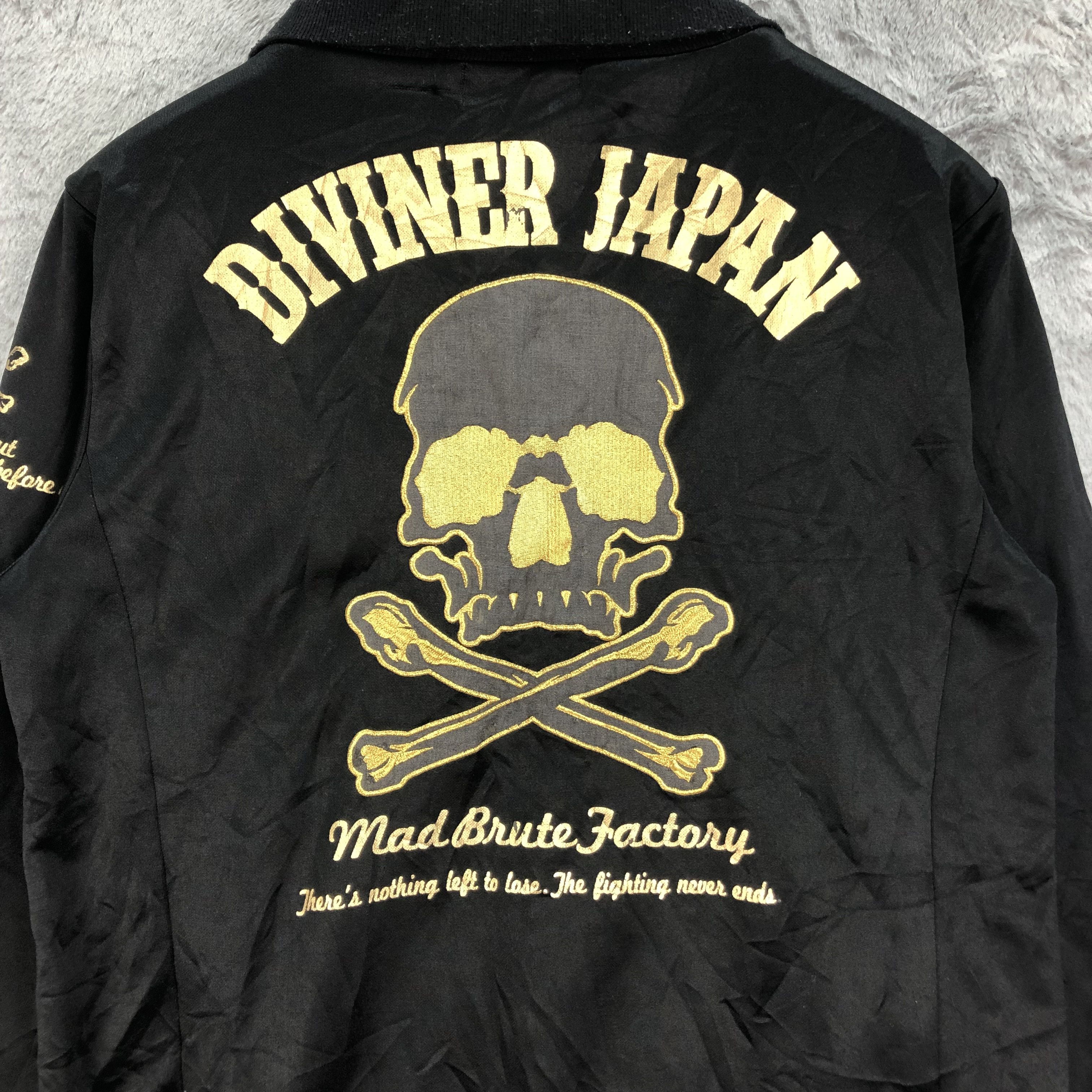 Japanese Brand DIVINER JAPAN Mad Brute Factory Big Logo Jacket #4522-157 Size US XL / EU 56 / 4 - 2 Thumbnail