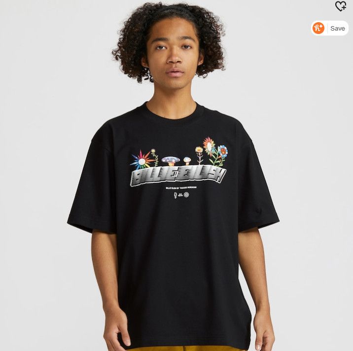 Billie Eilish Small S UNIQLO BILLIE EILISH TAKASHI MURAKAMI BLACK T-SHIRT Size US S / EU 44-46 / 1 - 9 Thumbnail