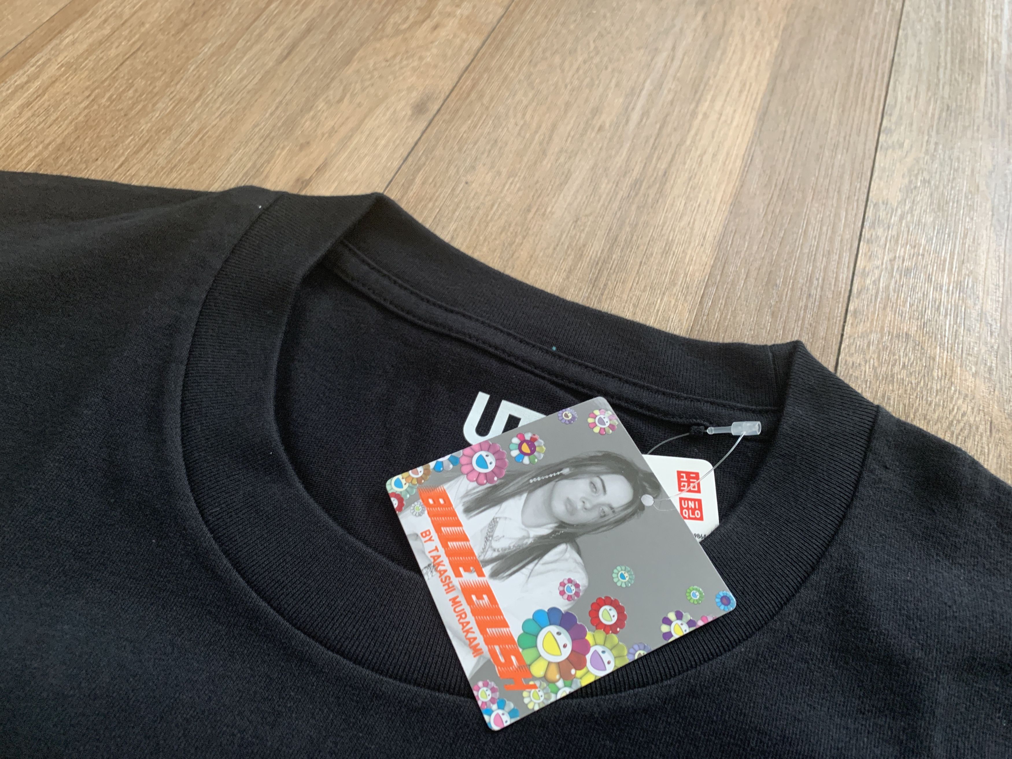 Billie Eilish Small S UNIQLO BILLIE EILISH TAKASHI MURAKAMI BLACK T-SHIRT Size US S / EU 44-46 / 1 - 3 Thumbnail