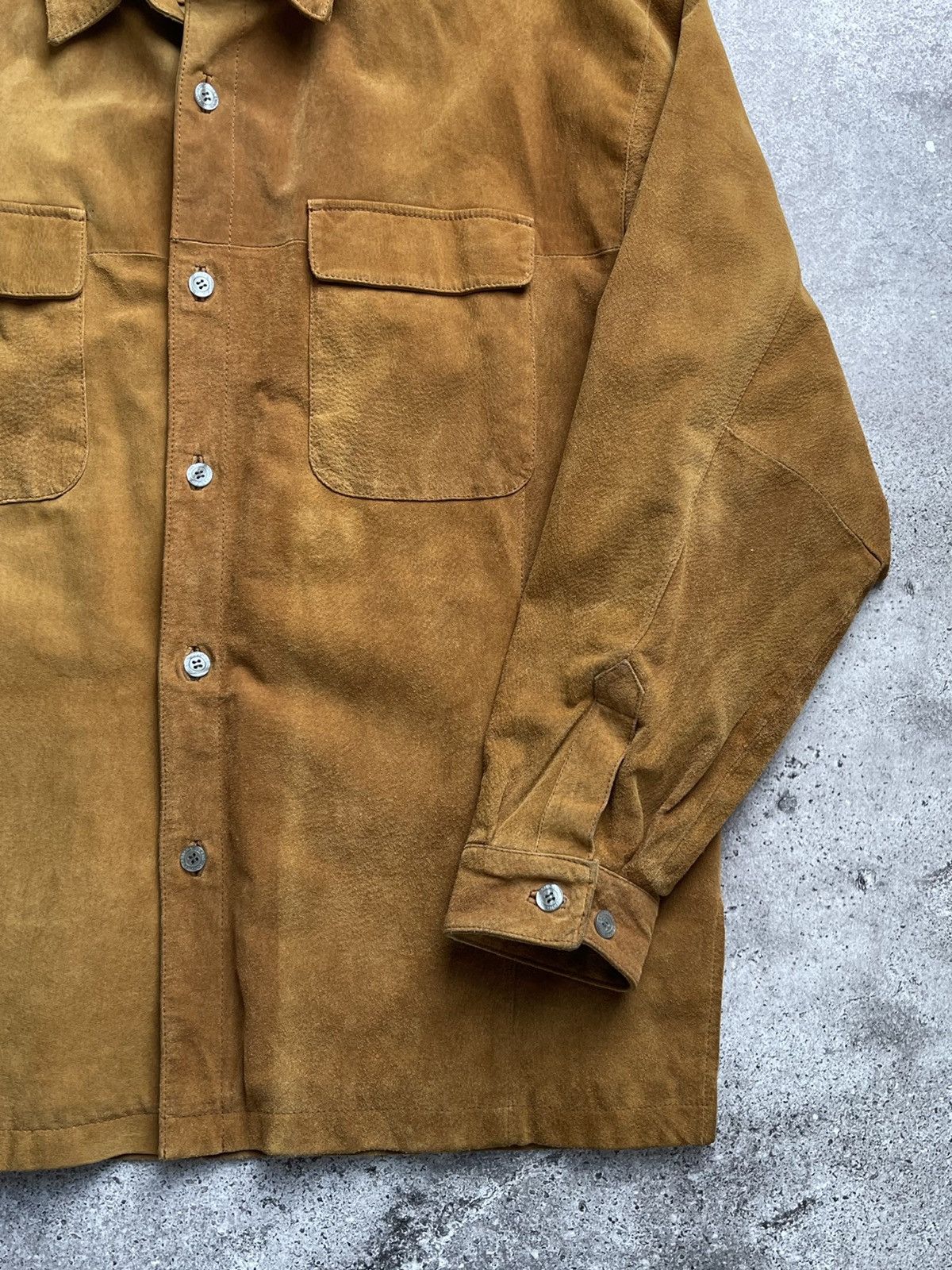 Dolce & Gabbana Dolce&Gabbana Vintage Suede Leather Jacket Size US XL / EU 56 / 4 - 5 Thumbnail