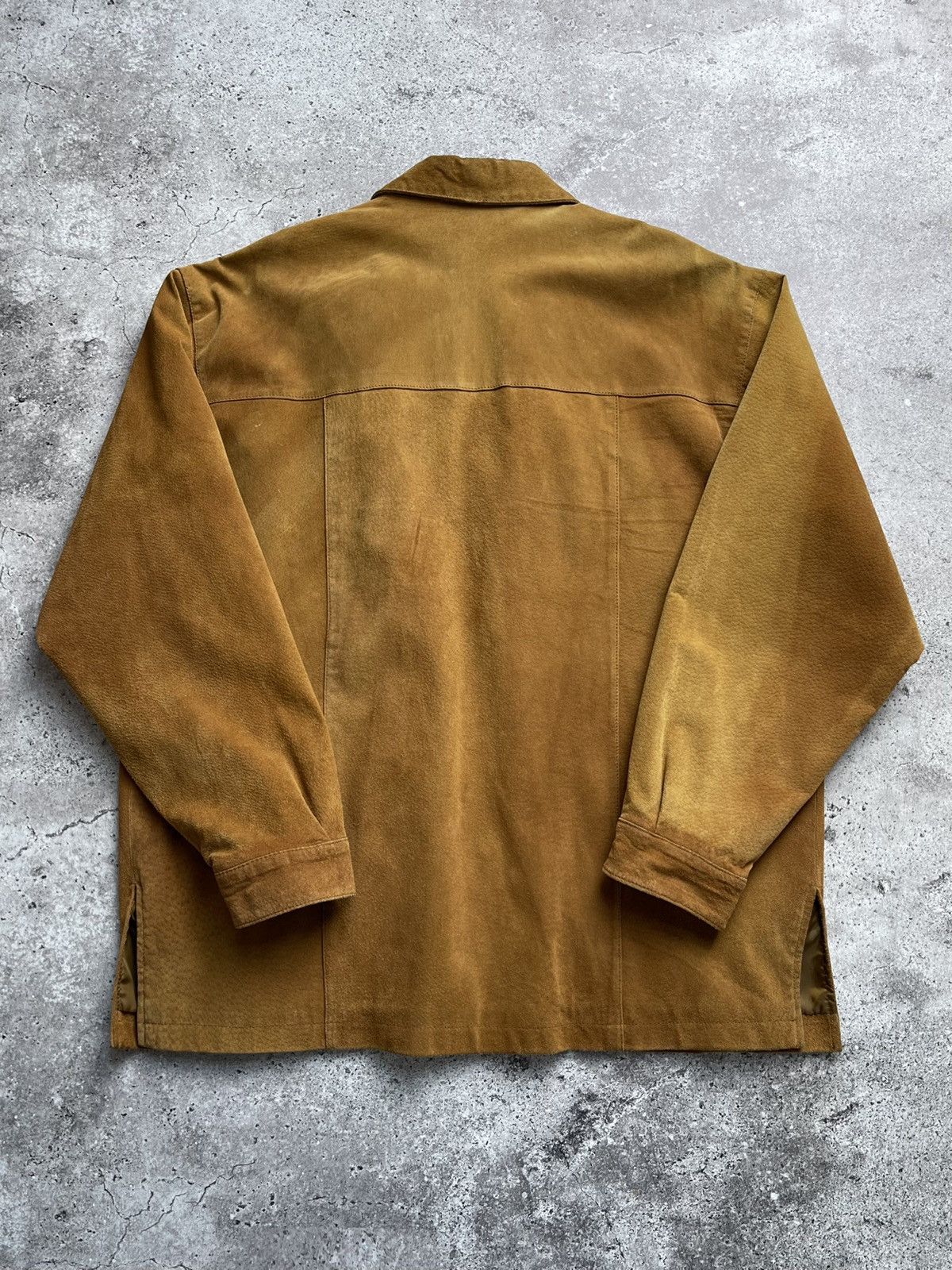 Dolce & Gabbana Dolce&Gabbana Vintage Suede Leather Jacket Size US XL / EU 56 / 4 - 11 Thumbnail