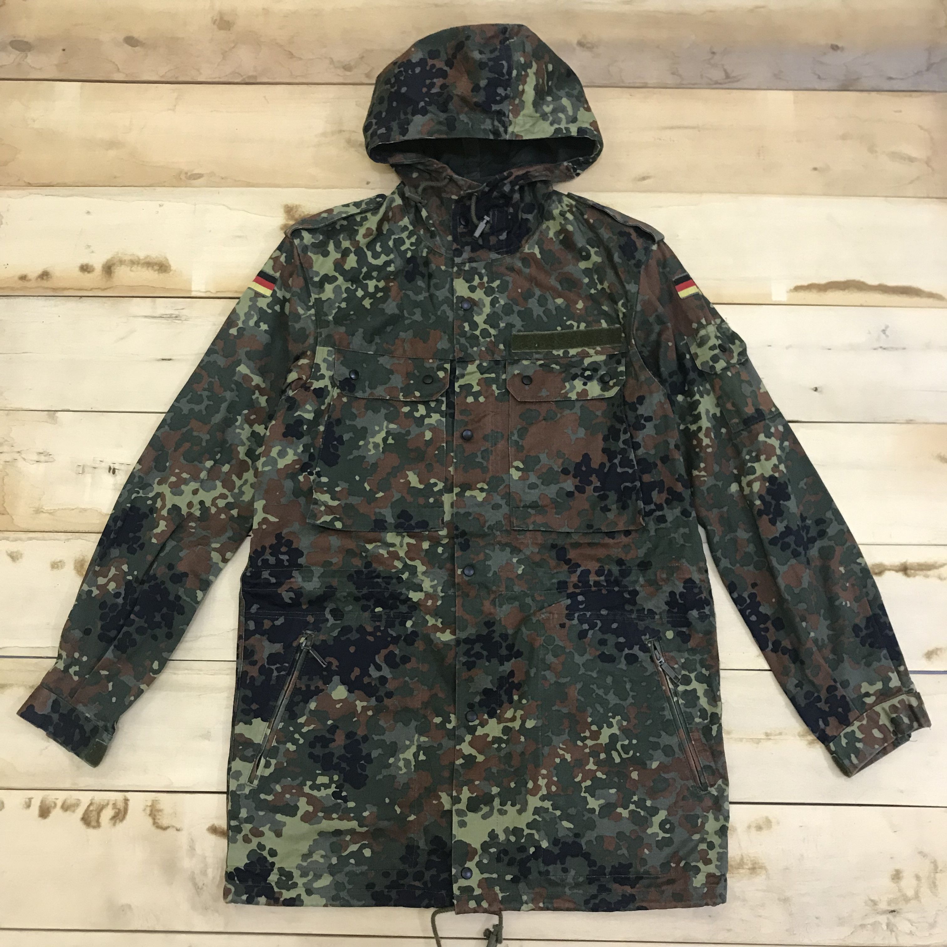 Other Z149 VTG GERMANY ARMY CAMO PARKA JACKET RAF SIMONS STYLE Size US M / EU 48-50 / 2 - 1 Thumbnail
