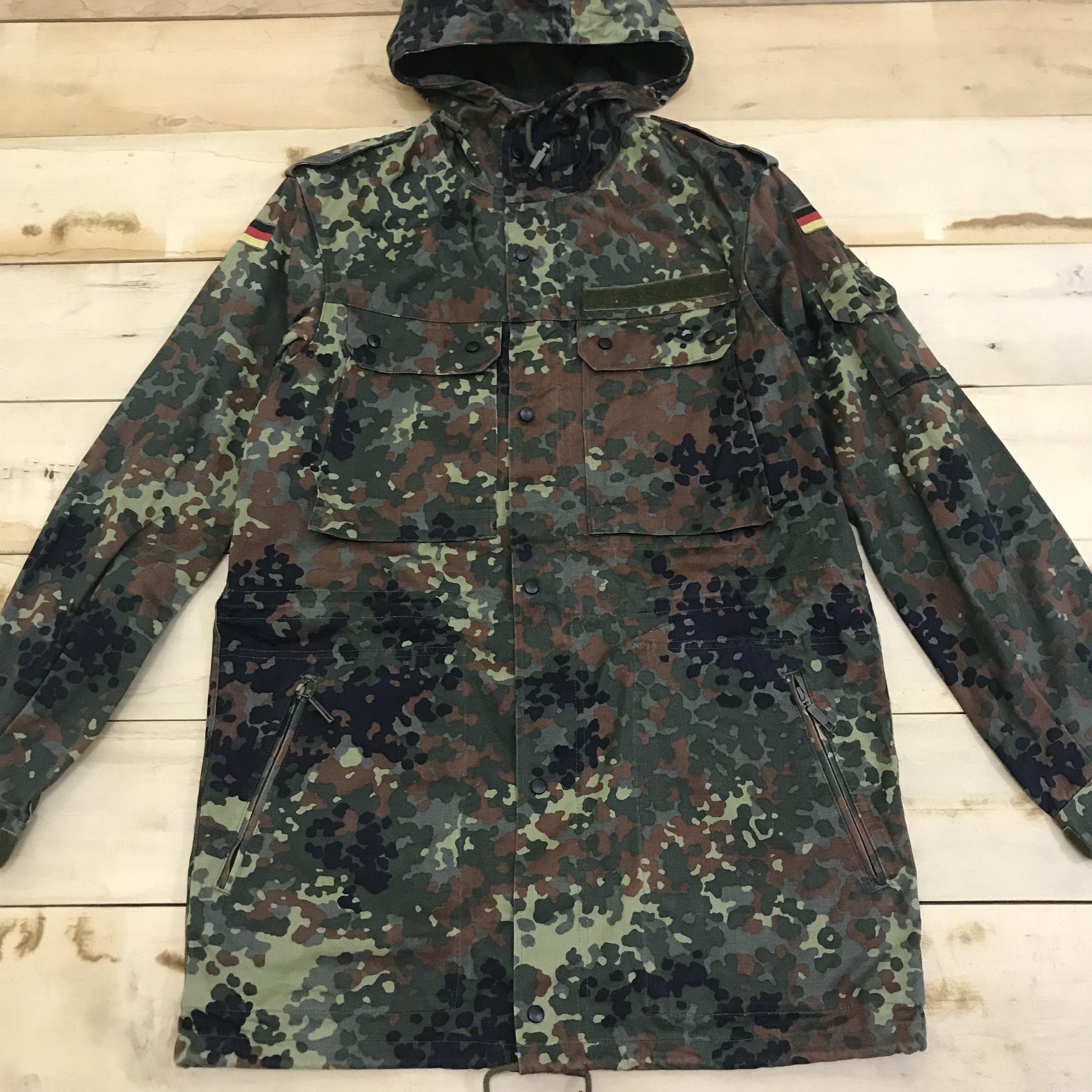 Other Z149 VTG GERMANY ARMY CAMO PARKA JACKET RAF SIMONS STYLE Size US M / EU 48-50 / 2 - 4 Thumbnail