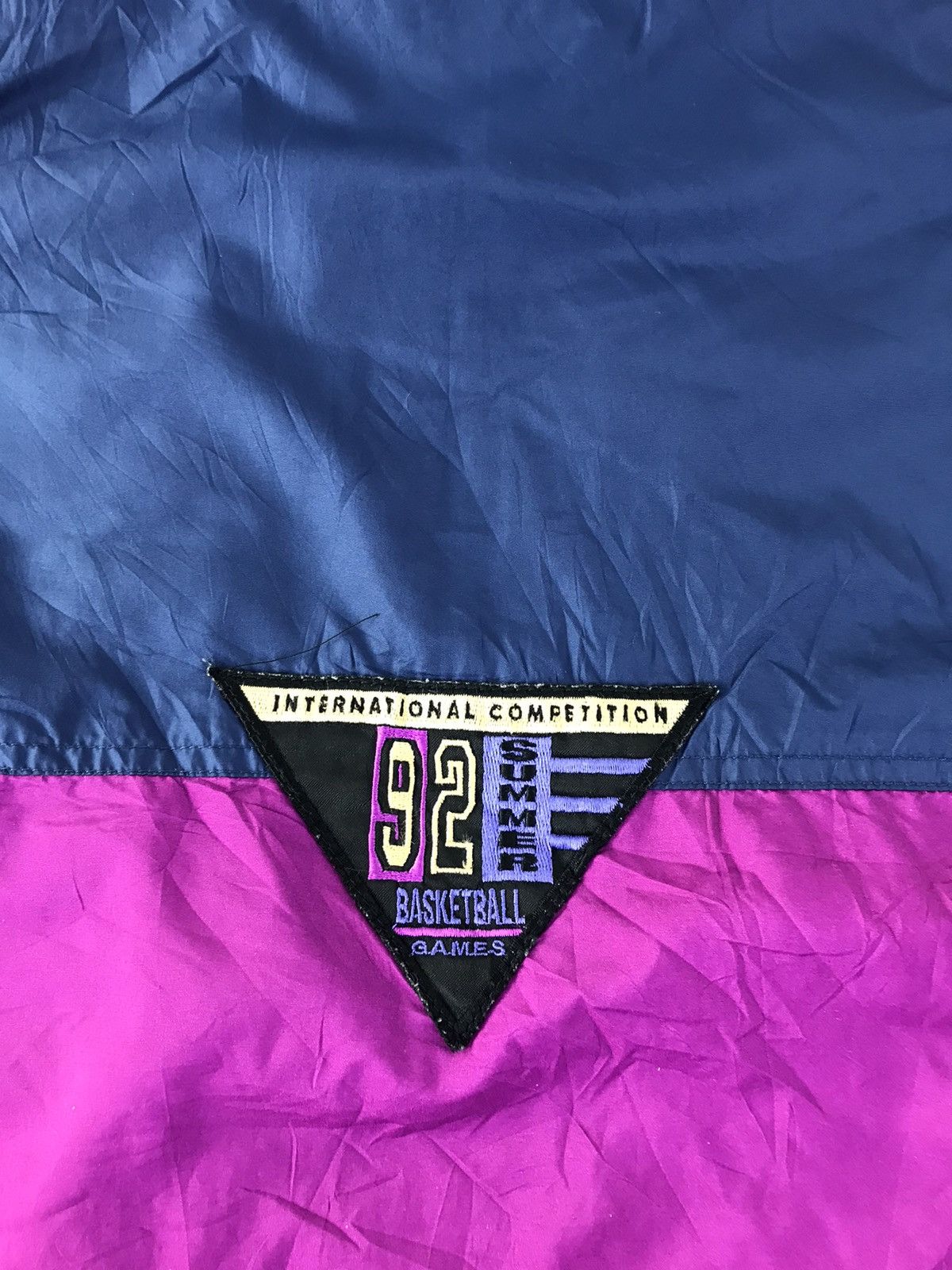 Nike × Sports Specialties × Vintage 90s 1992 Summer Nike Basketball Games Windbreaker Jacket Size US M / EU 48-50 / 2 - 5 Thumbnail